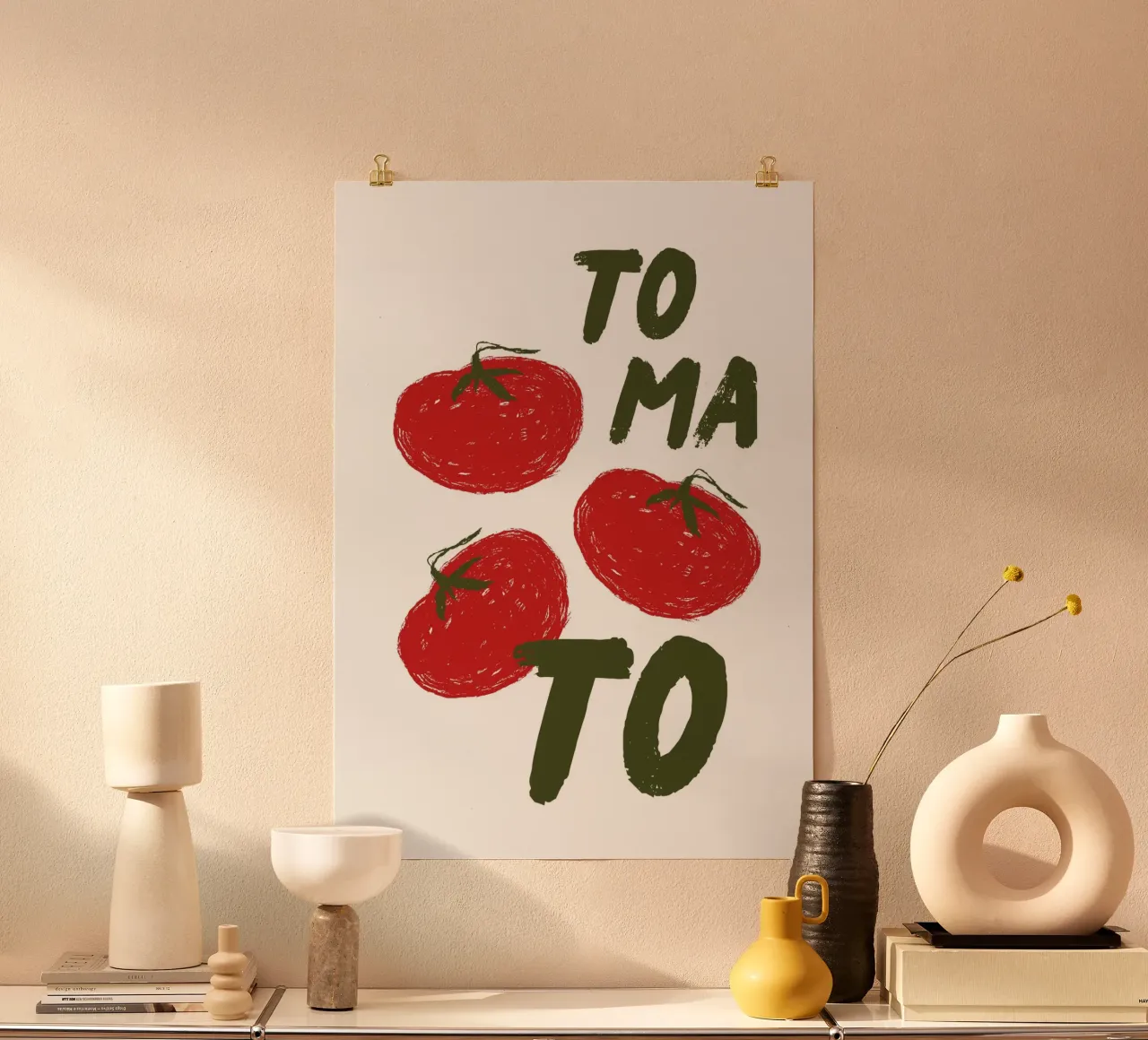 Tomato poster da Quotes on walls