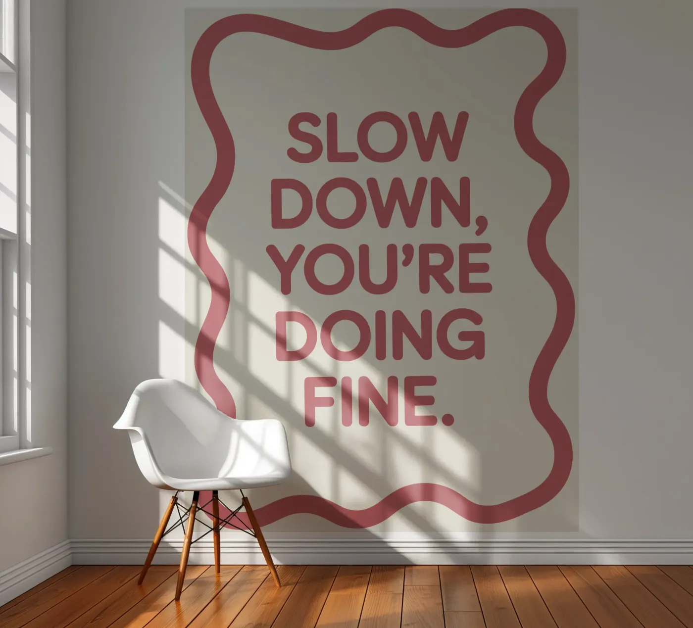 SLOW DOWN fotobehang van FELICIA