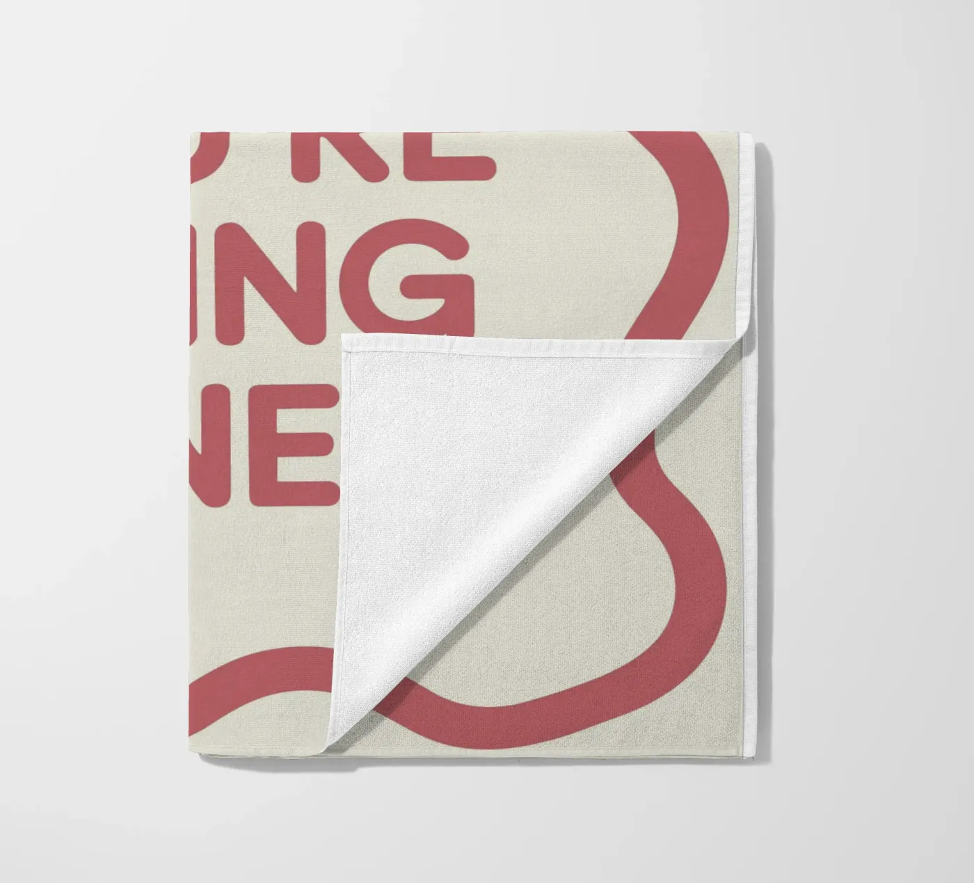SLOW DOWN Strandtuch von FELICIA