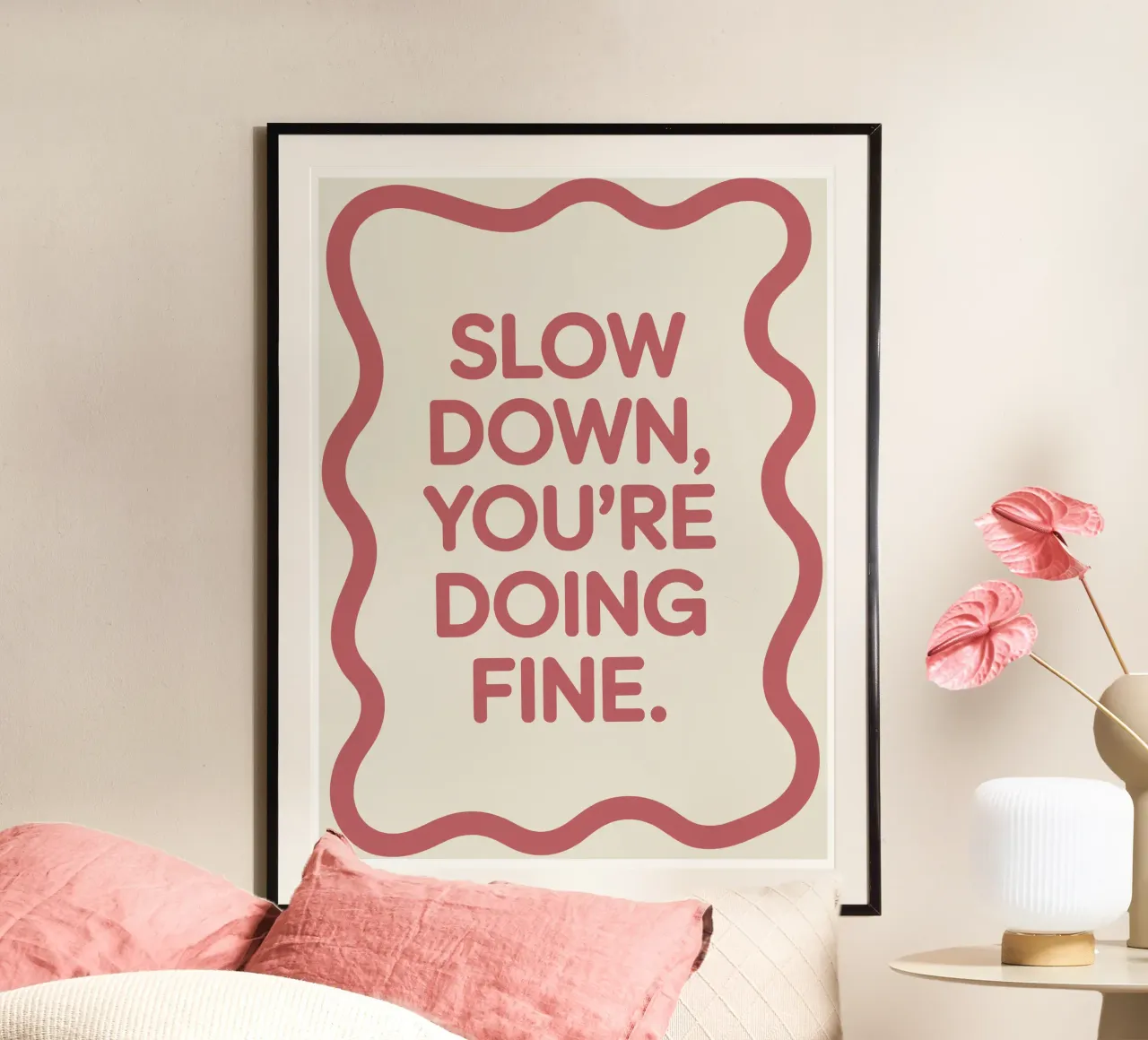 SLOW DOWN poster van FELICIA