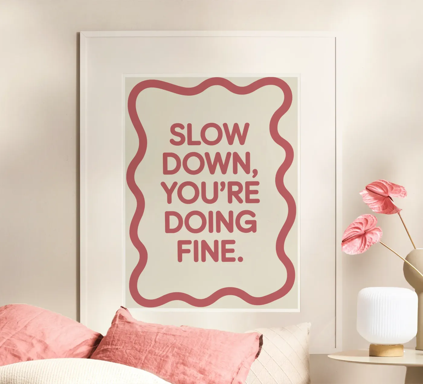 SLOW DOWN poster van FELICIA