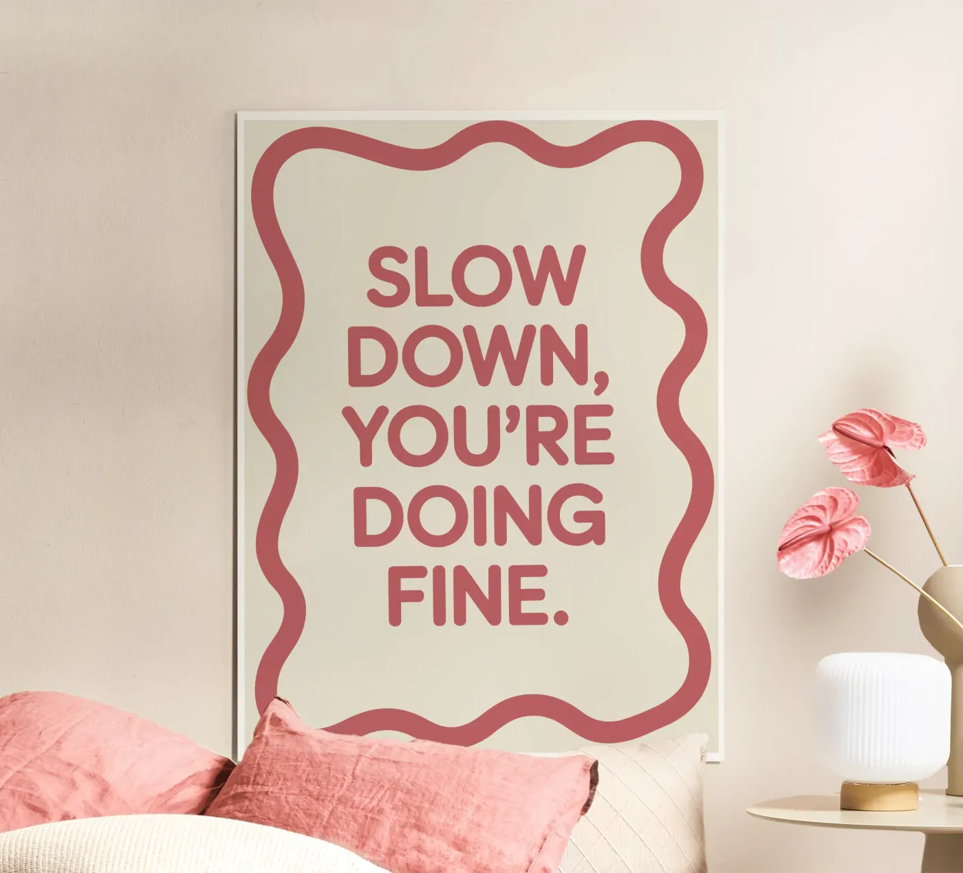 SLOW DOWN poster van FELICIA
