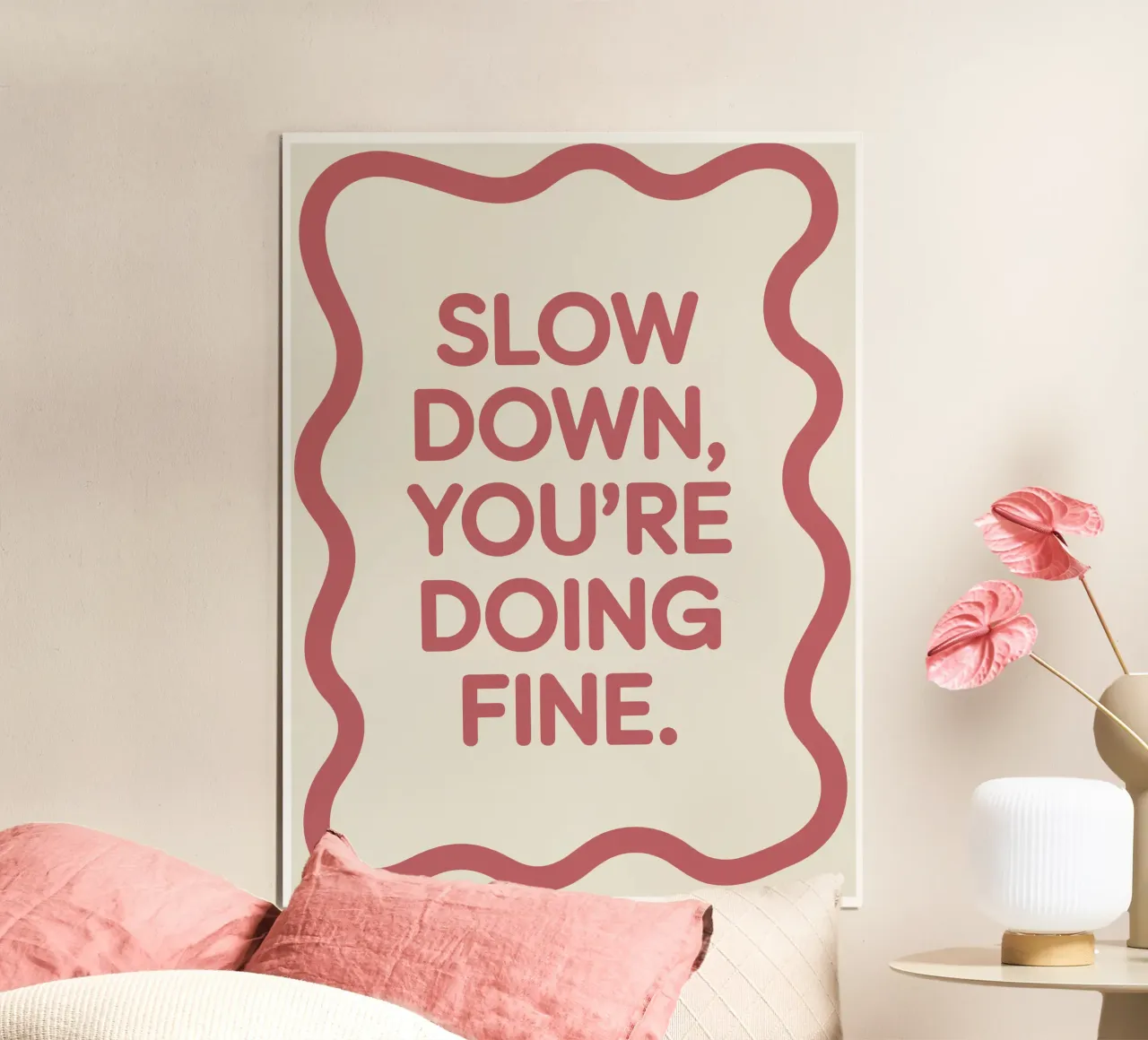 SLOW DOWN poster van FELICIA