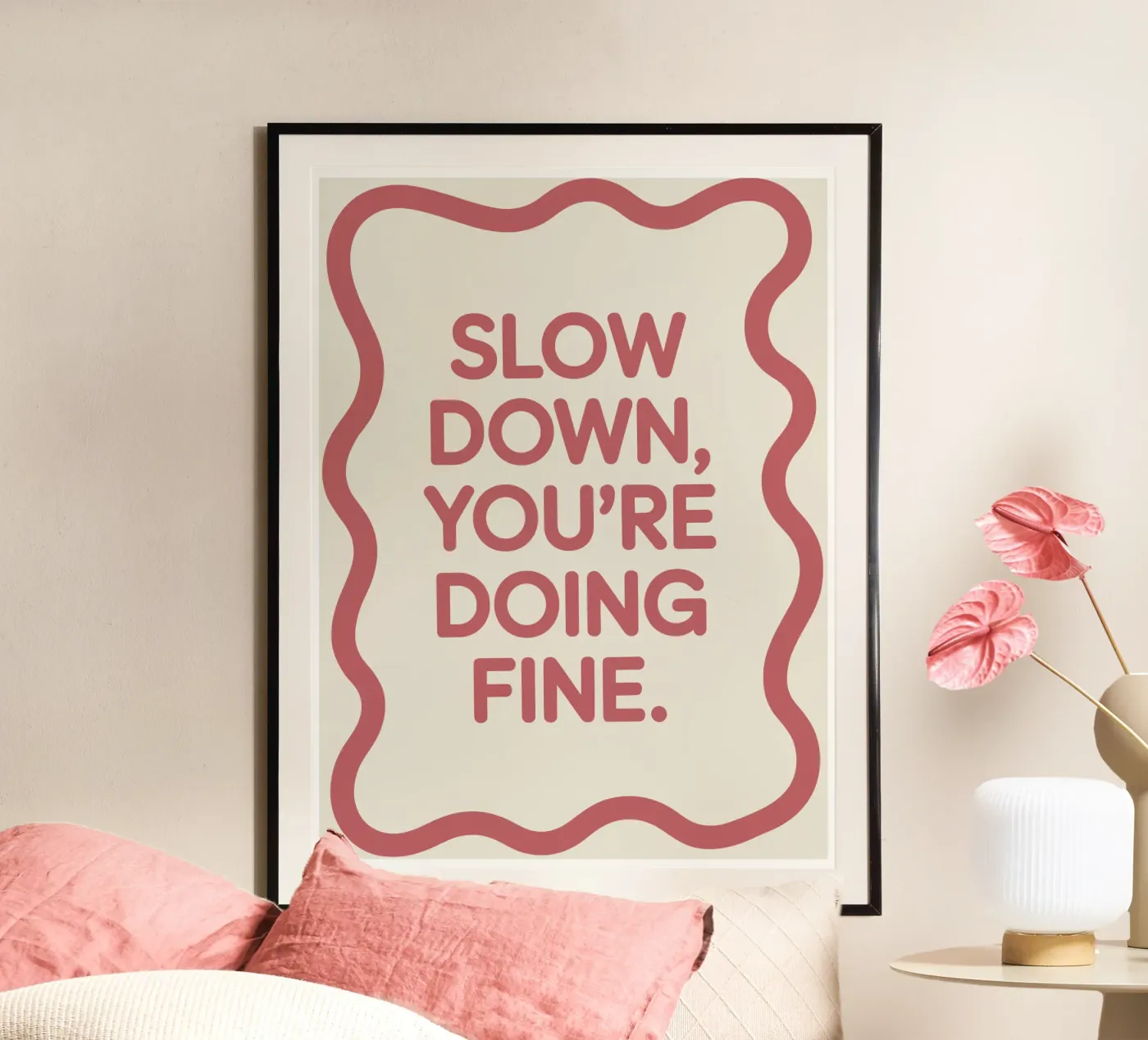 SLOW DOWN poster van FELICIA