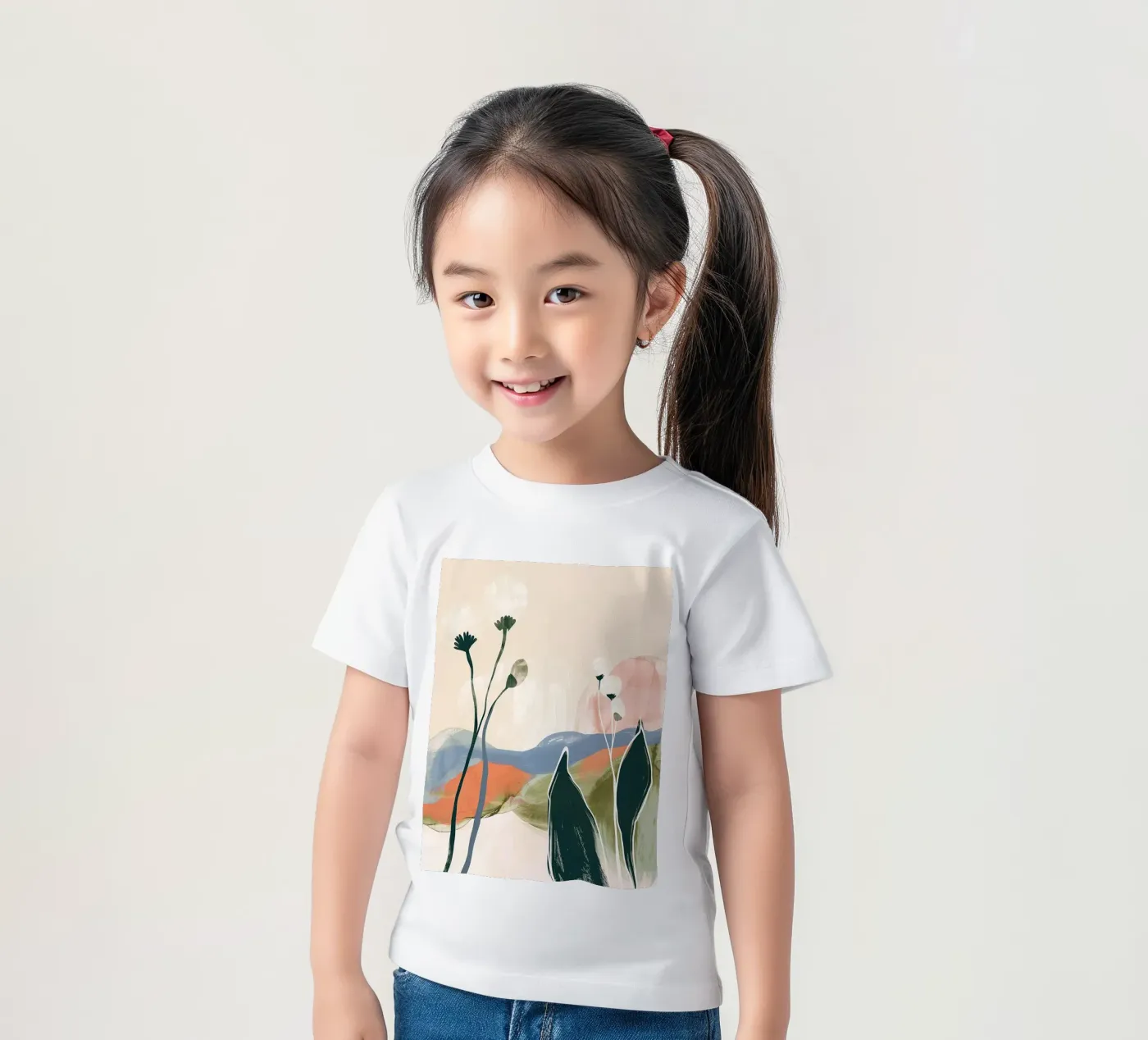 Soft Botanical Forms t-shirt bambini da softsoul