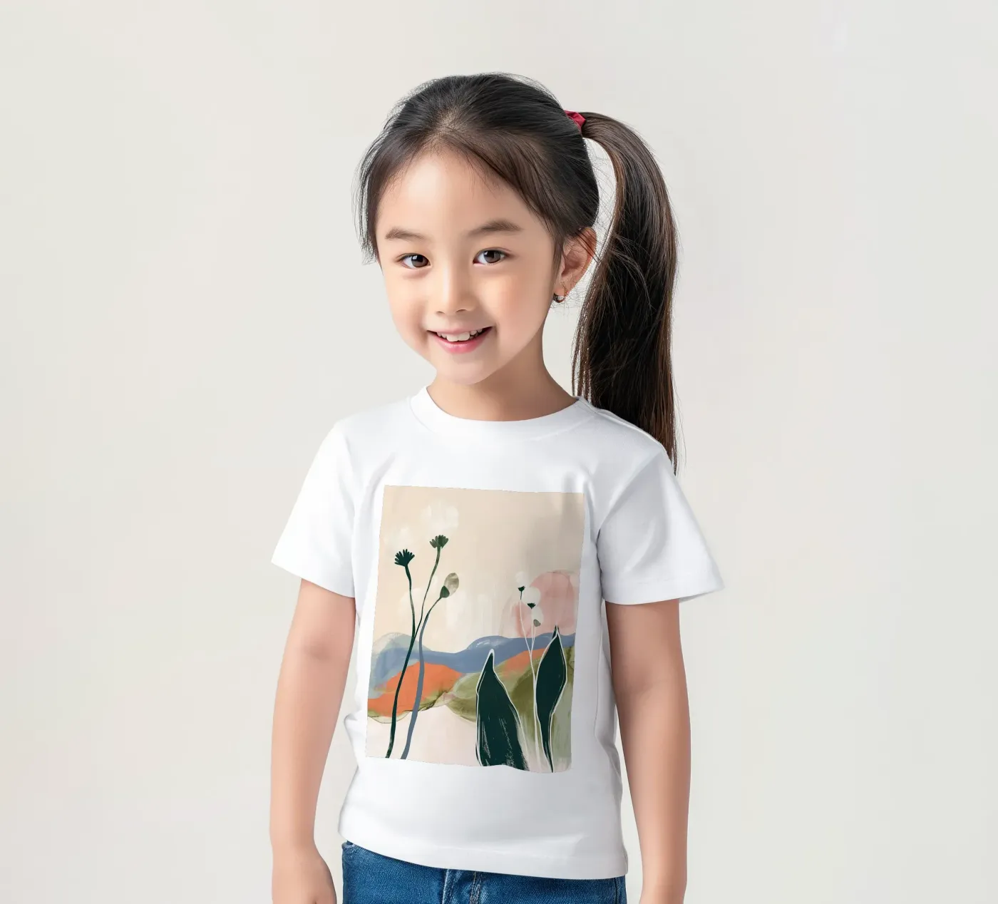 Soft Botanical Forms t-shirt bambini da softsoul