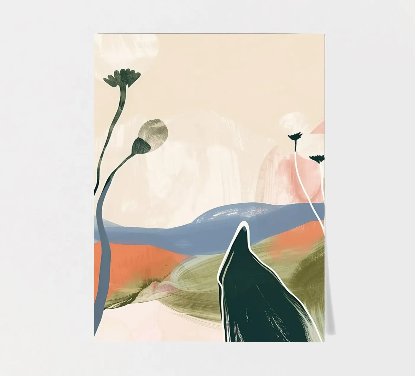 Soft Botanical Forms sticker sheet by softsoul
