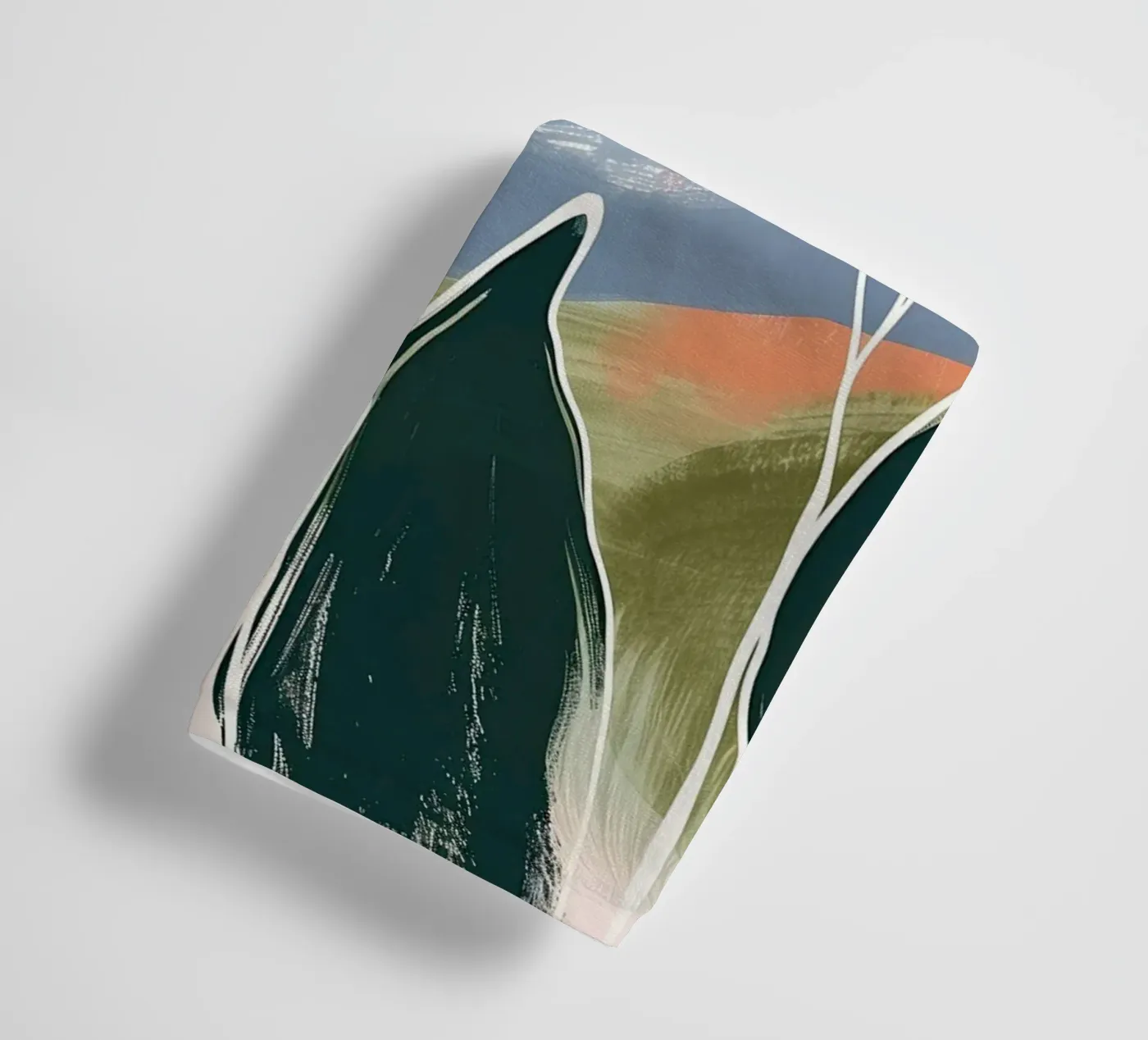 Soft Botanical Forms towel by softsoul