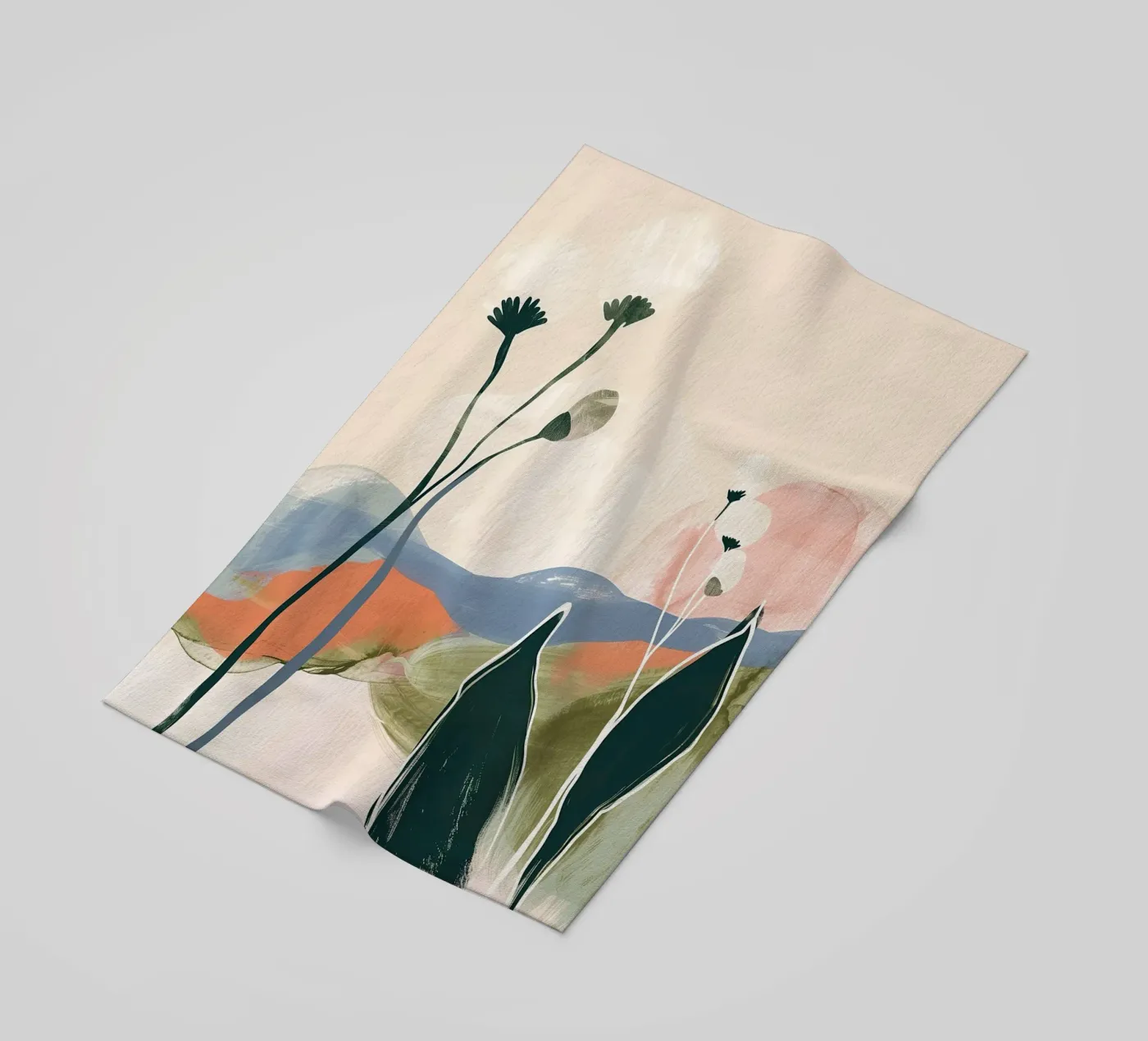 Soft Botanical Forms serviette de plage de softsoul