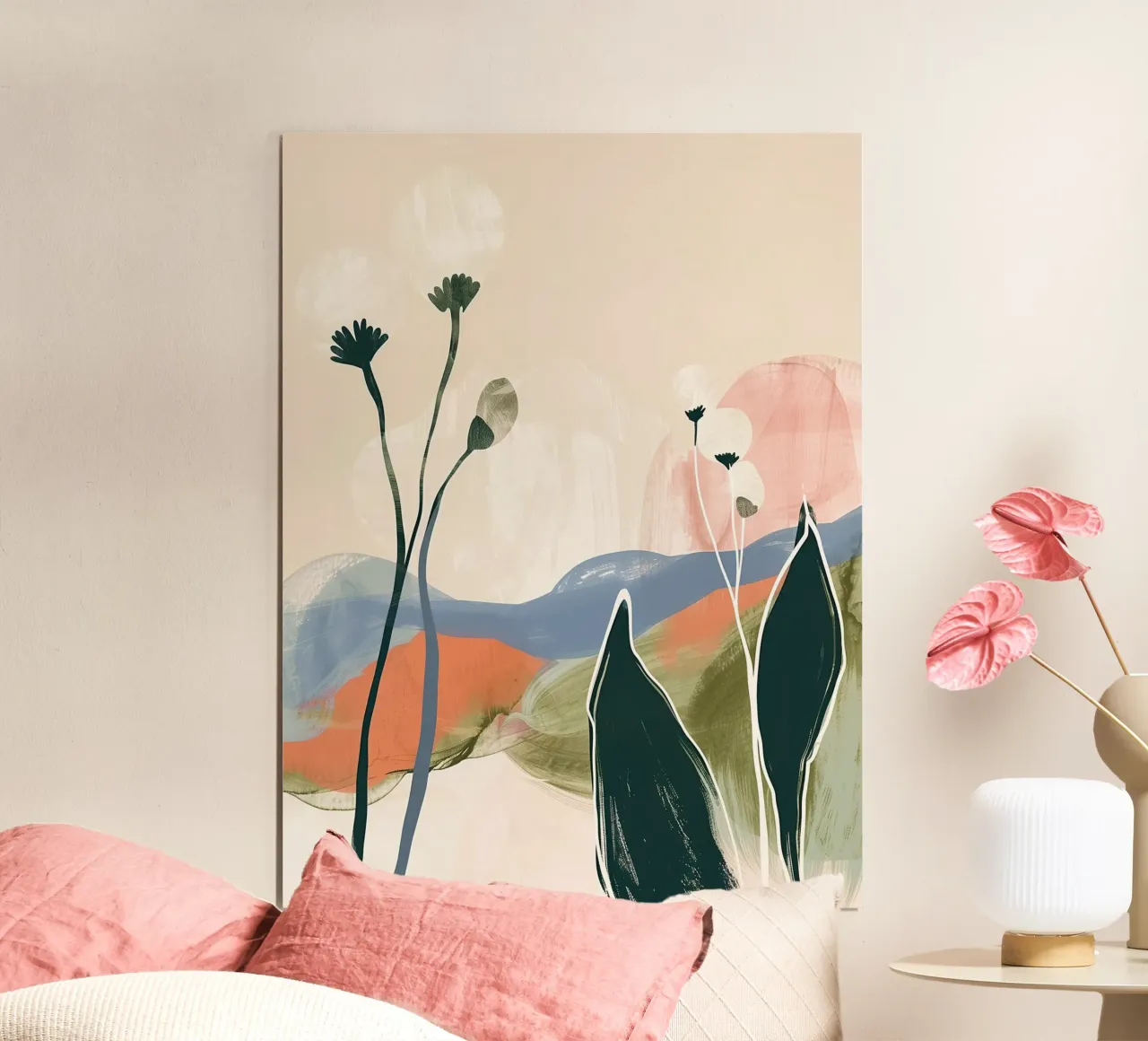 Soft Botanical Forms poster da softsoul