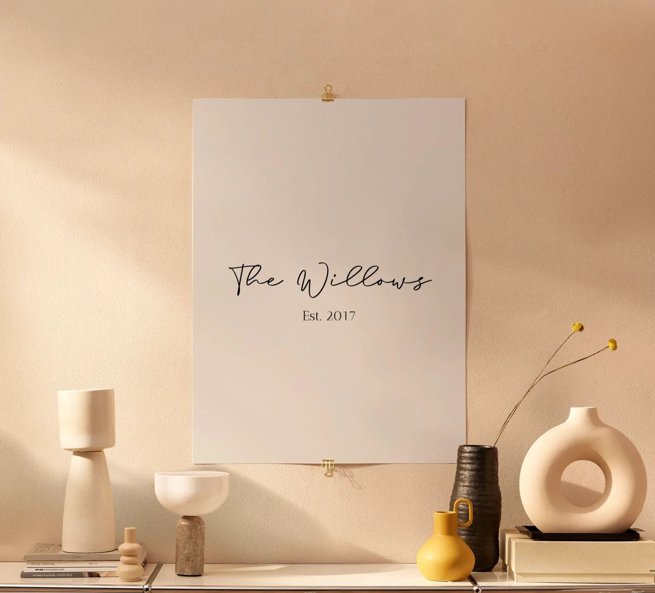 Hochzeit Nachname & Datum Custom Print Poster von Prints By Ayleen