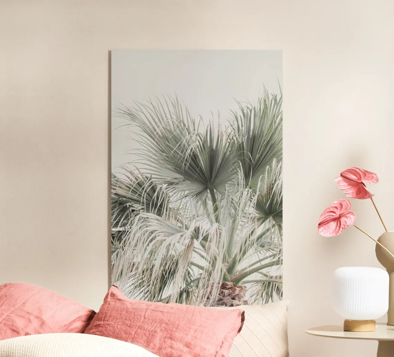 Palm Leaf acrylic glass by Kathrin Pienaar