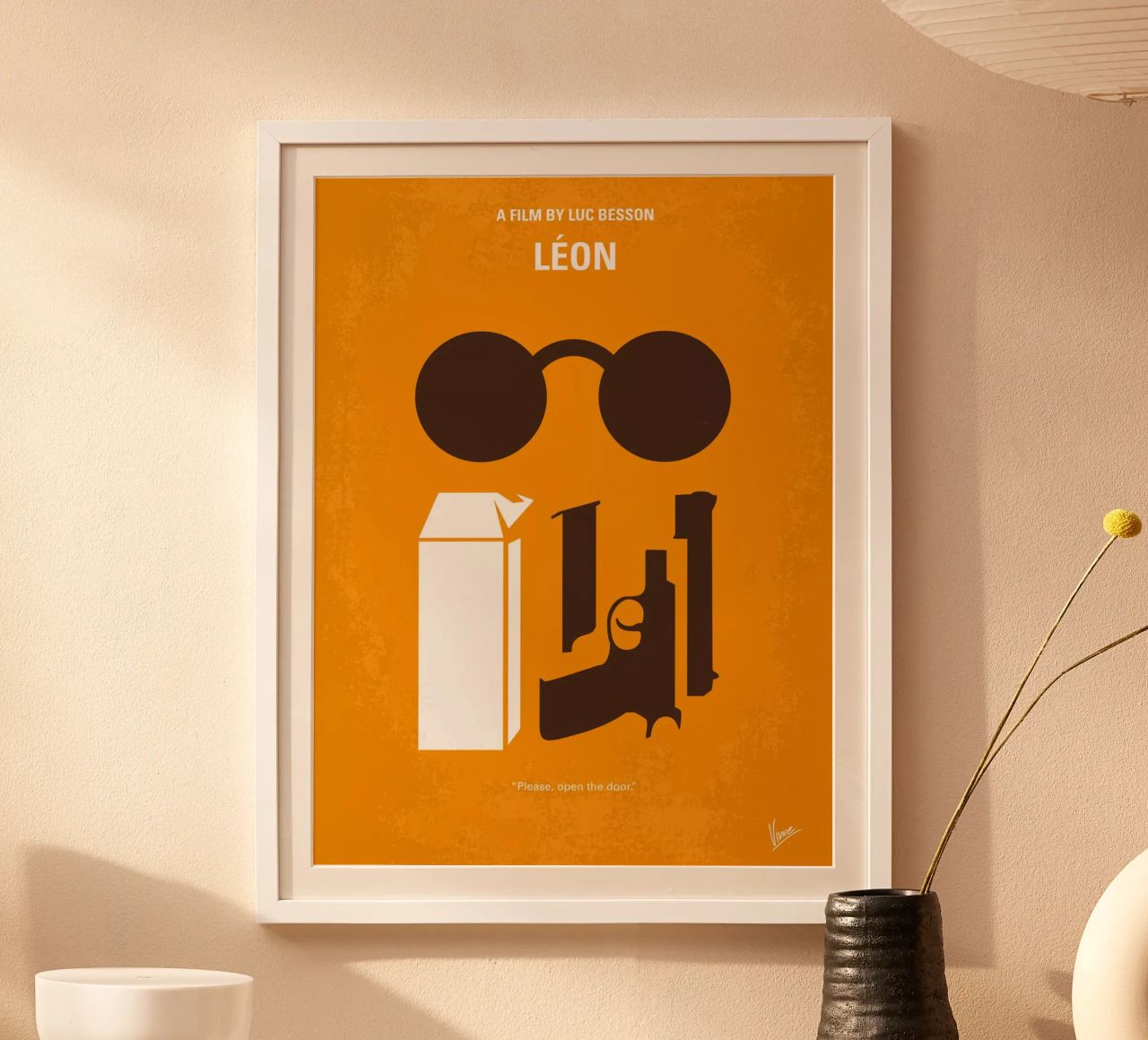 No239 My LEON minimal movie poster Poster von Chungkong