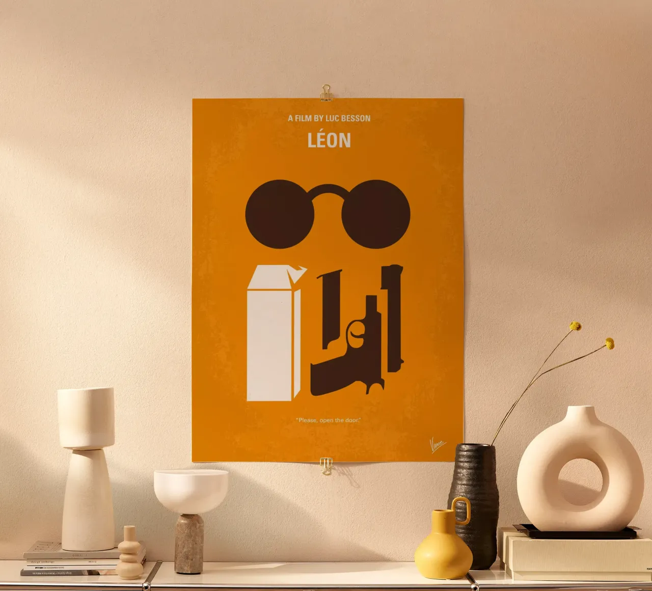 No239 My LEON minimal movie poster poster da Chungkong