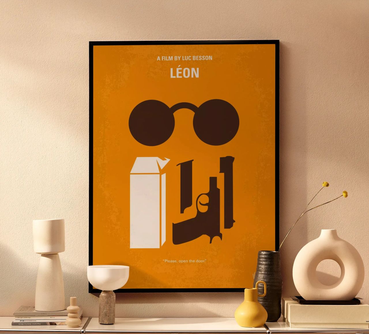 No239 My LEON minimal movie poster Poster von Chungkong