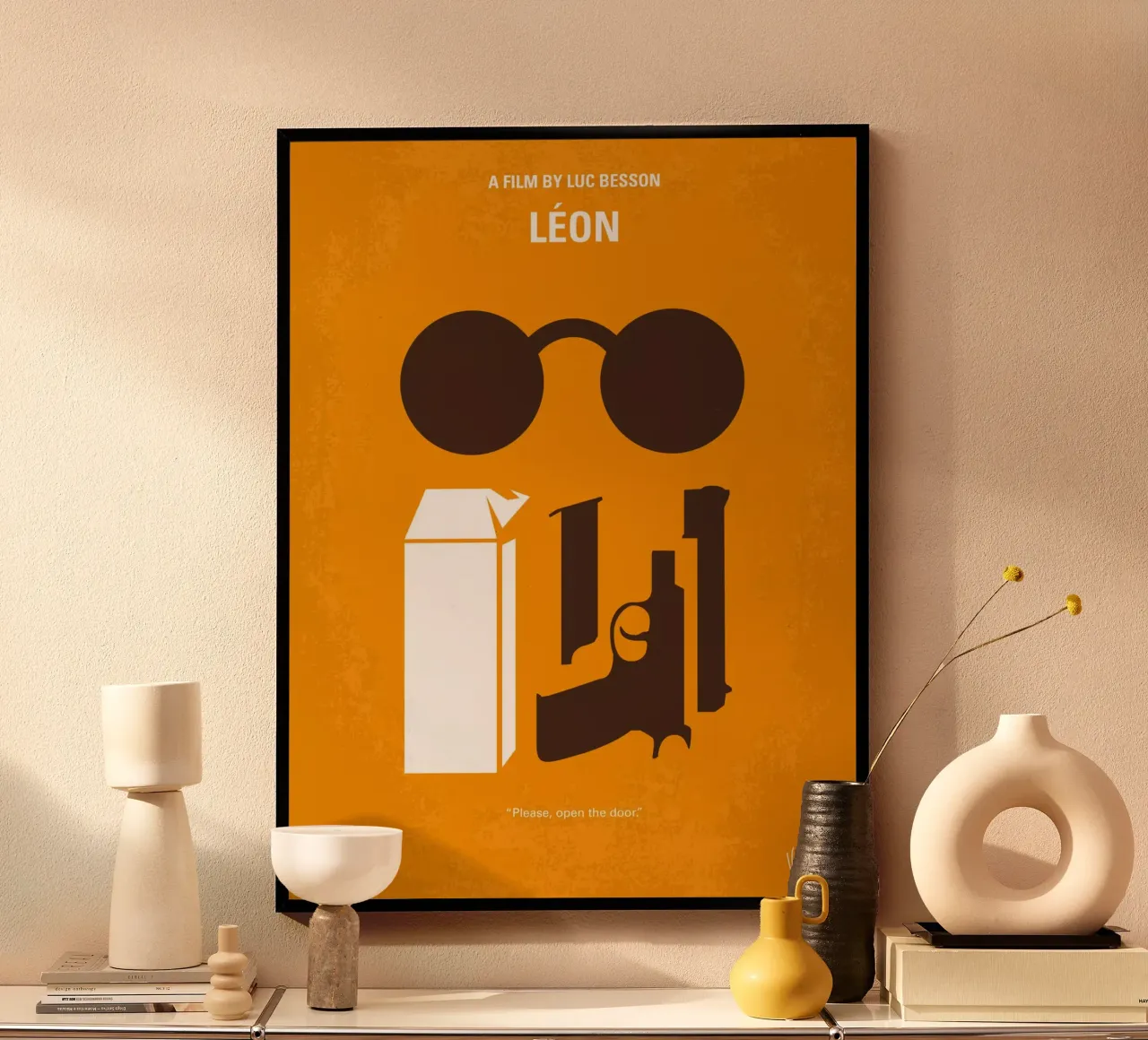 No239 My LEON minimal movie poster poster da Chungkong