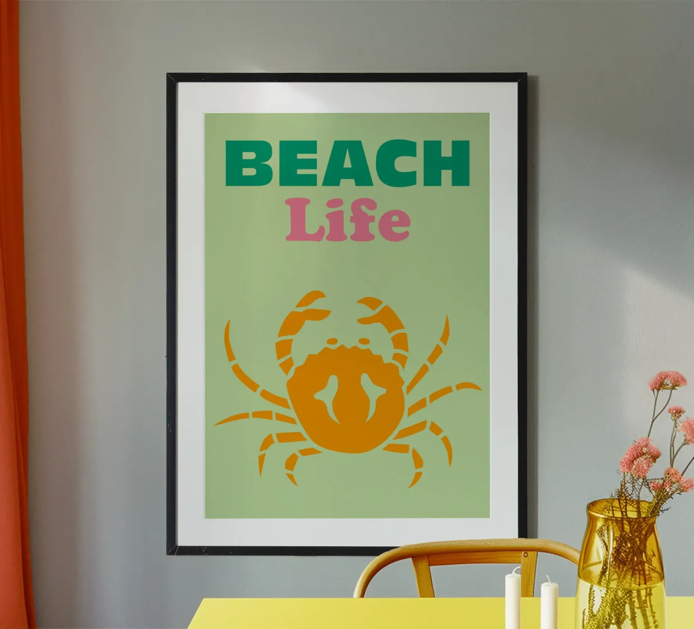 Beach life poster da Colorful Homes