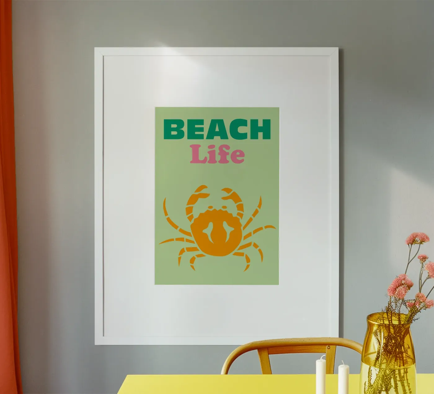 Beach life poster da Colorful Homes