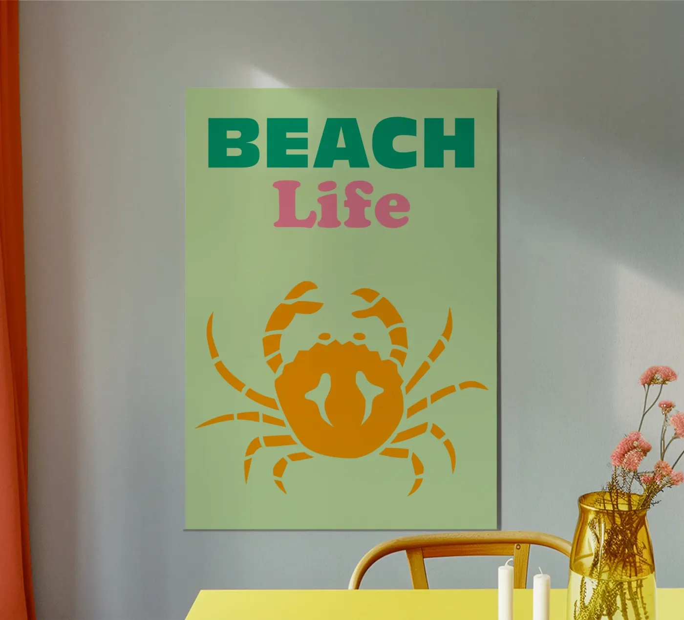 Beach life poster da Colorful Homes