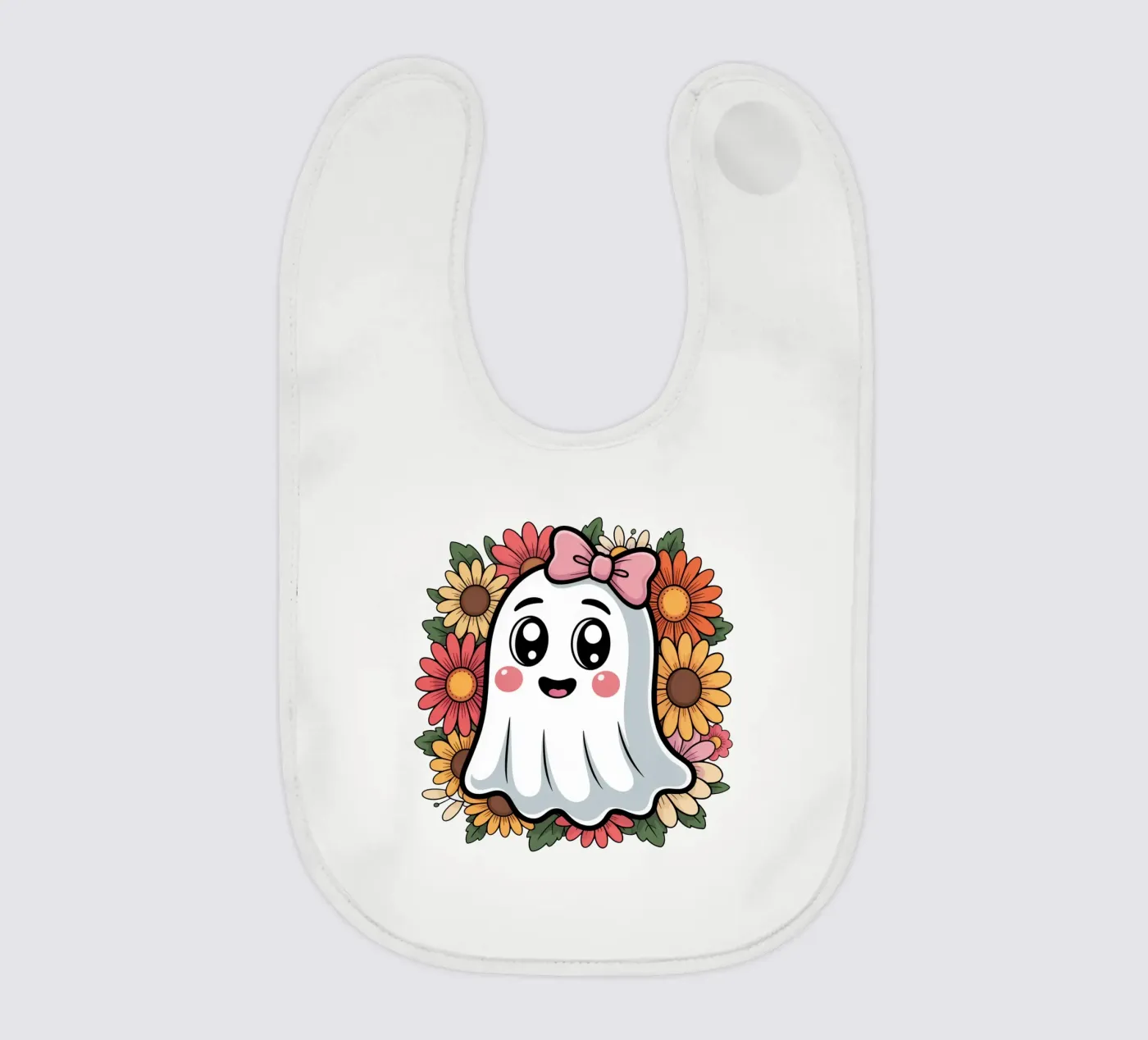 Groovy ghost Babylätzchen von Sasyall Graphics