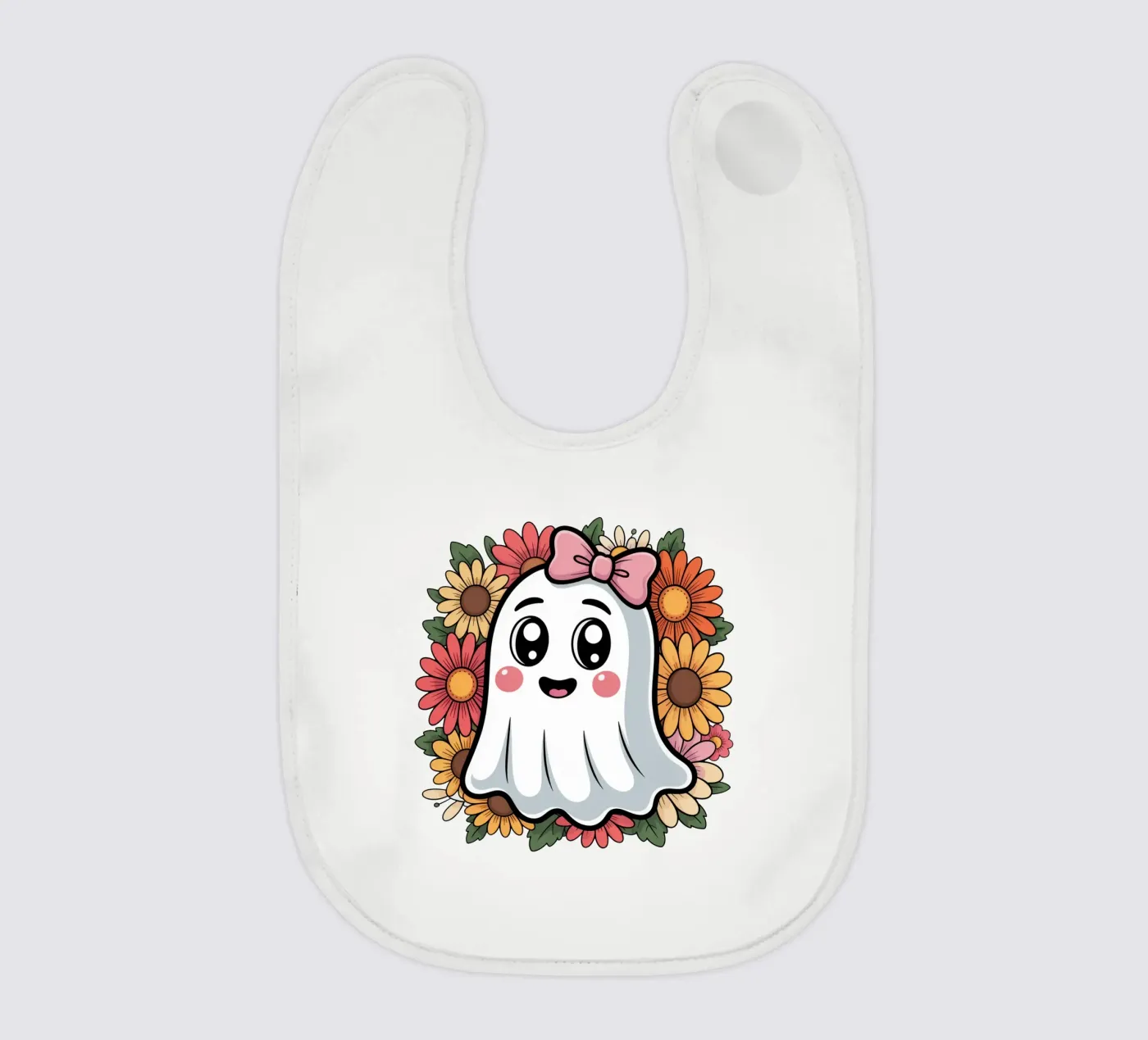 Groovy ghost baby slabbetje van Sasyall Graphics