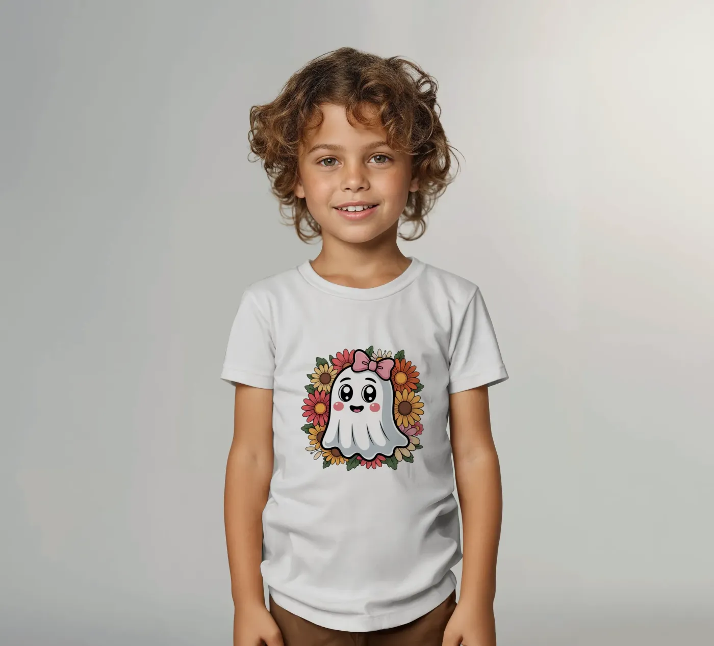 Groovy ghost t-shirt bambini da Sasyall Graphics