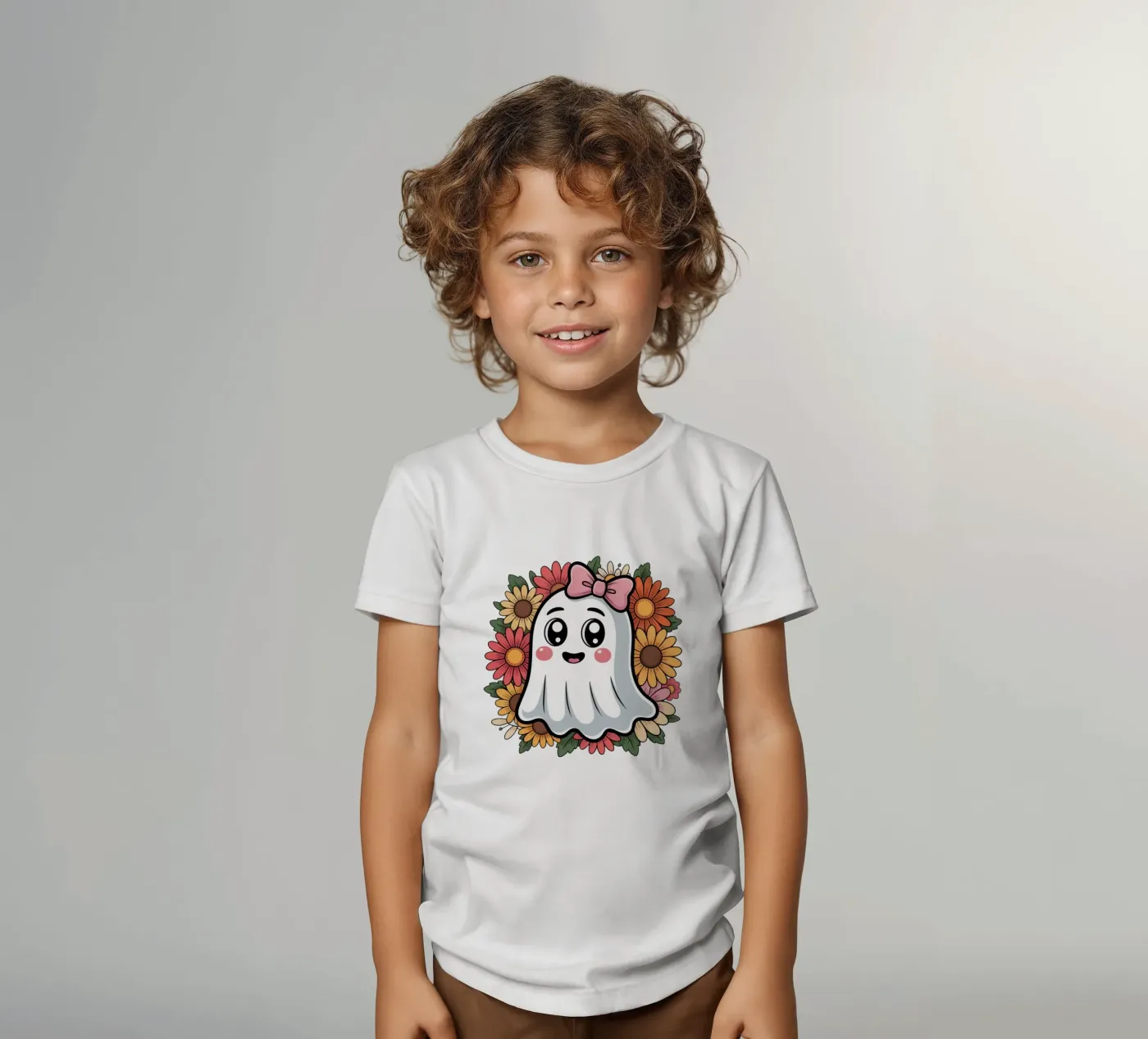 Groovy ghost t-shirt bambini da Sasyall Graphics