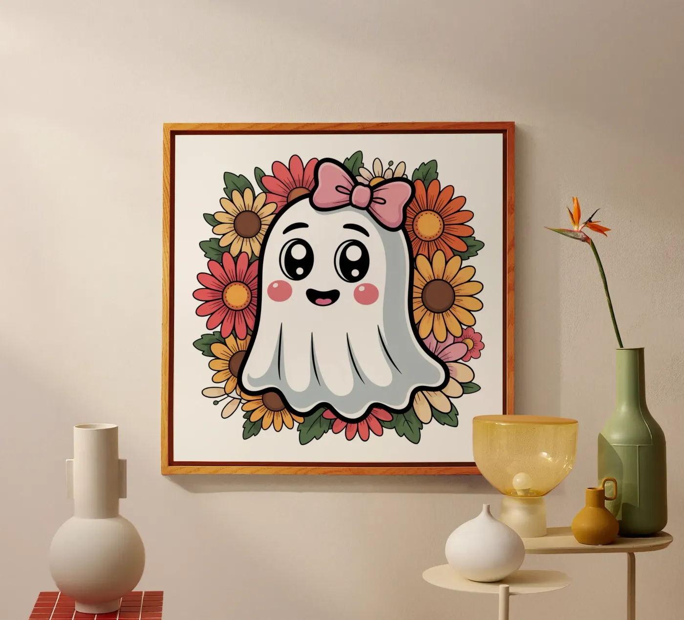 Groovy ghost Acryl-Glas von Sasyall Graphics