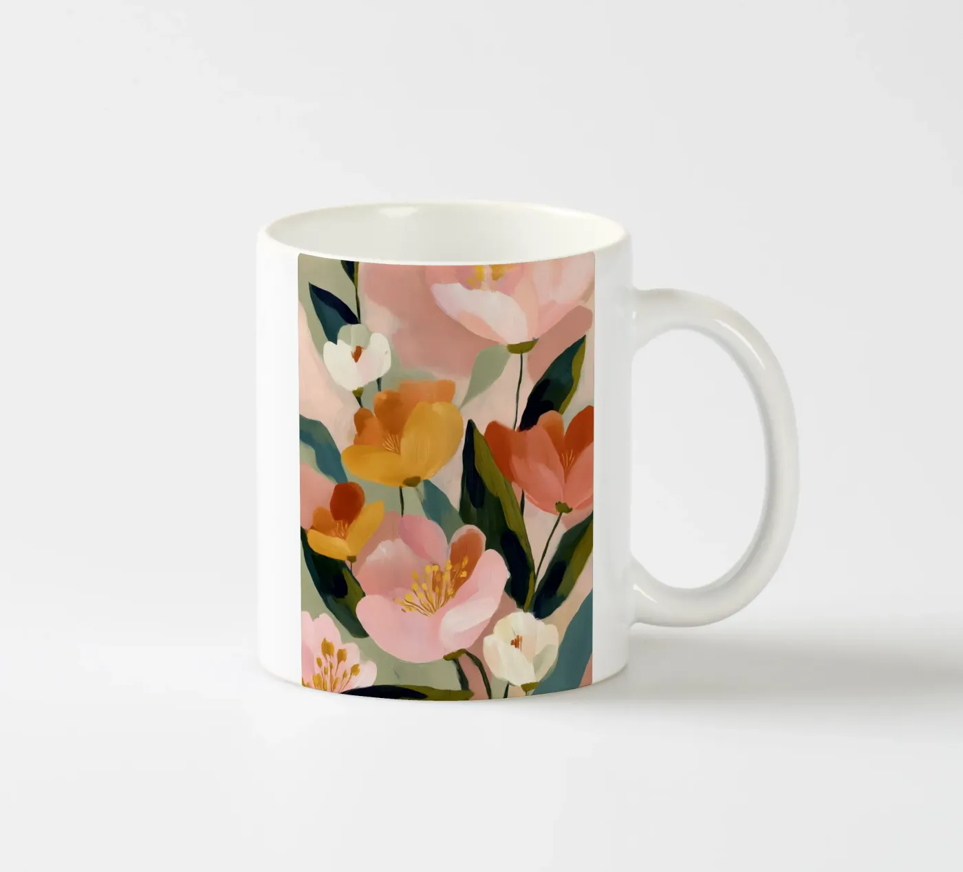 Soft Bloom ceramic mug by softsoul