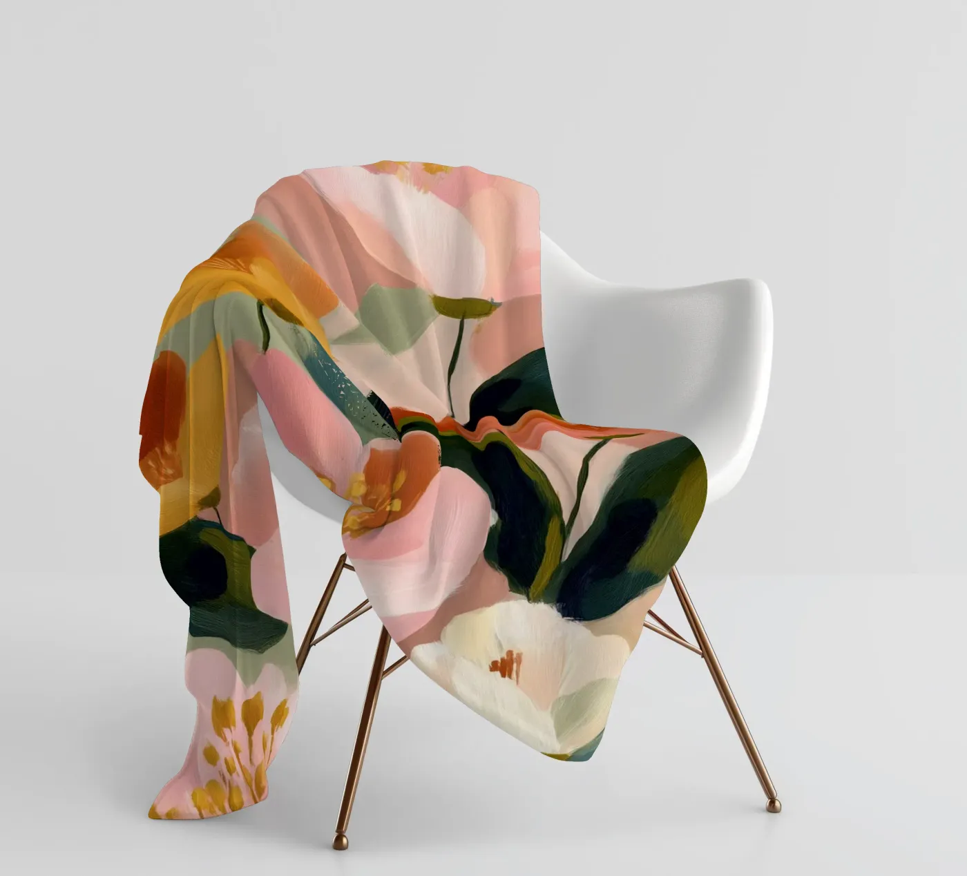 Soft Bloom Fleecedecke von softsoul