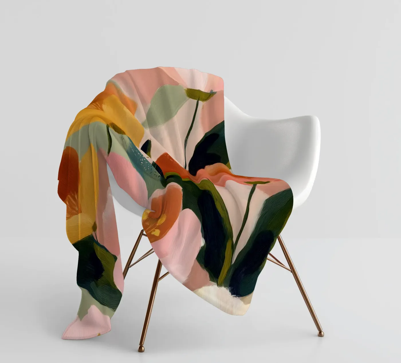 Soft Bloom Fleecedecke von softsoul