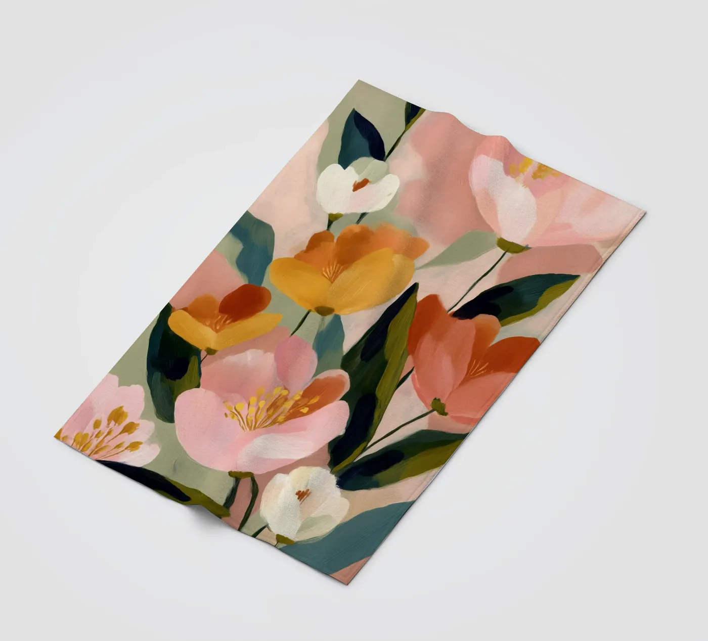 Soft Bloom Fleecedecke von softsoul