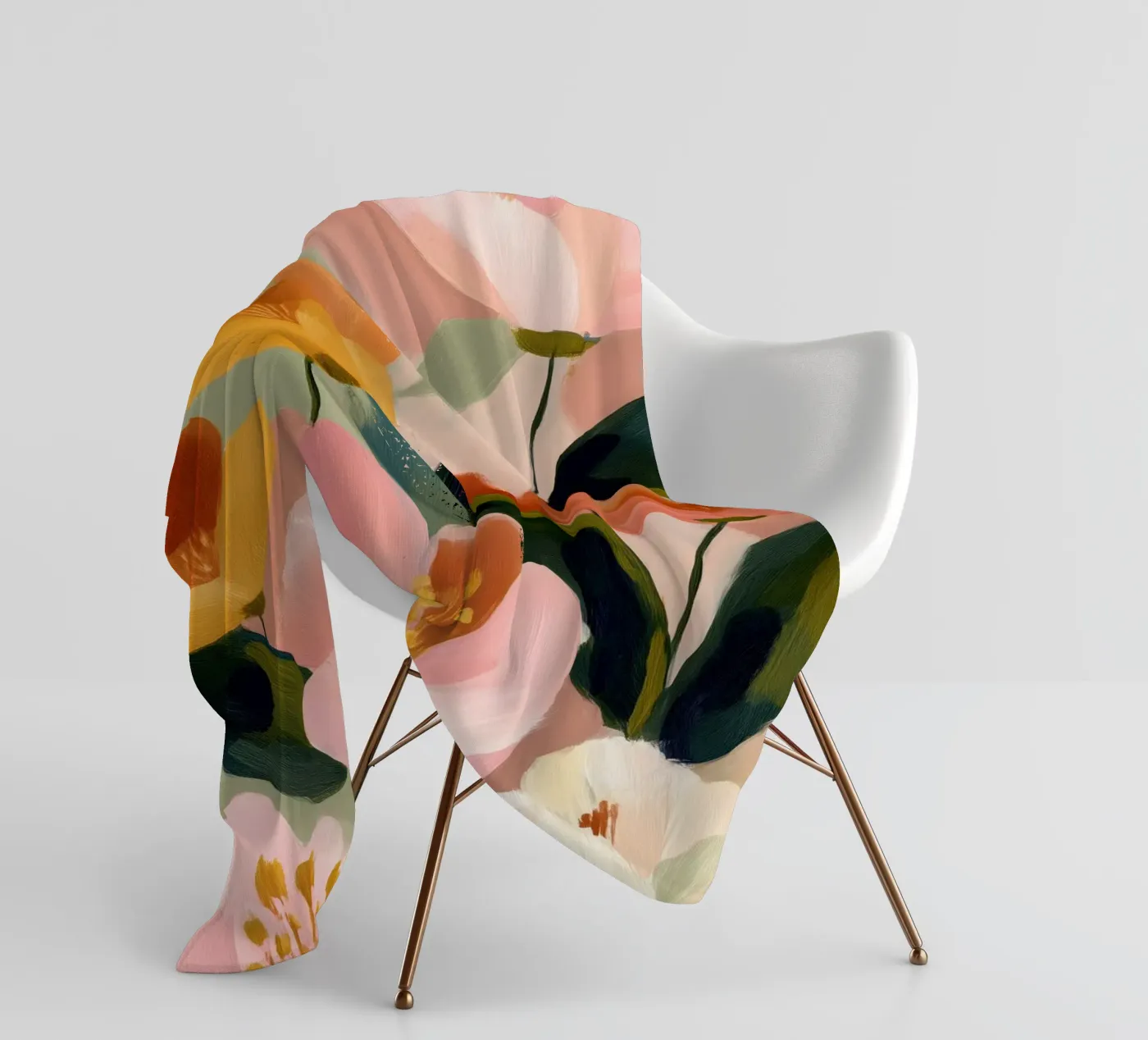 Soft Bloom Fleecedecke von softsoul