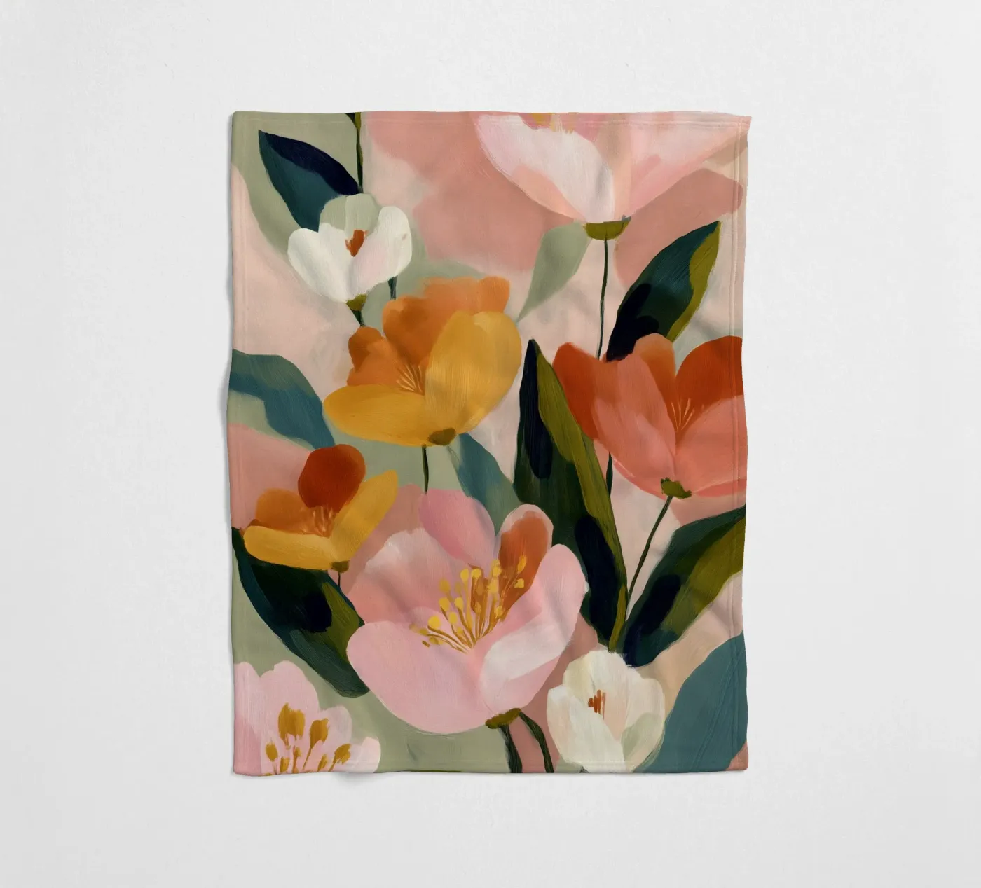 Soft Bloom Fleecedecke von softsoul
