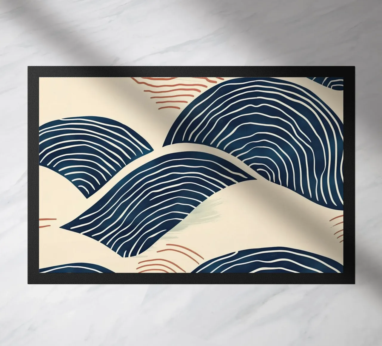 Abstract Ocean Waves zerbino da softsoul