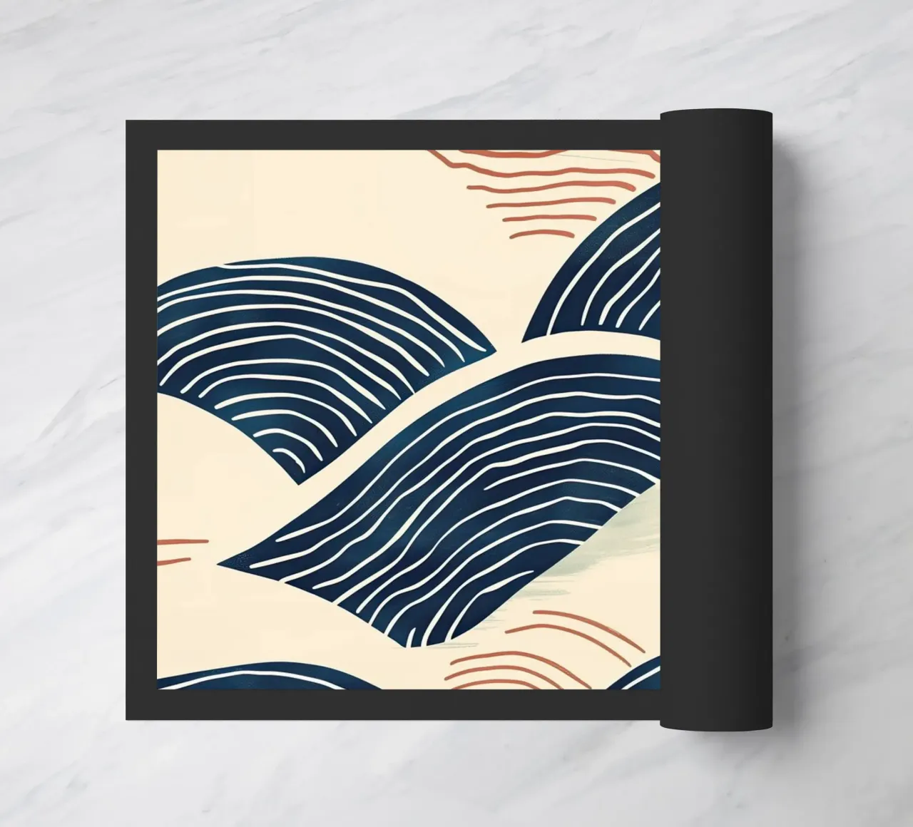 Abstract Ocean Waves zerbino da softsoul