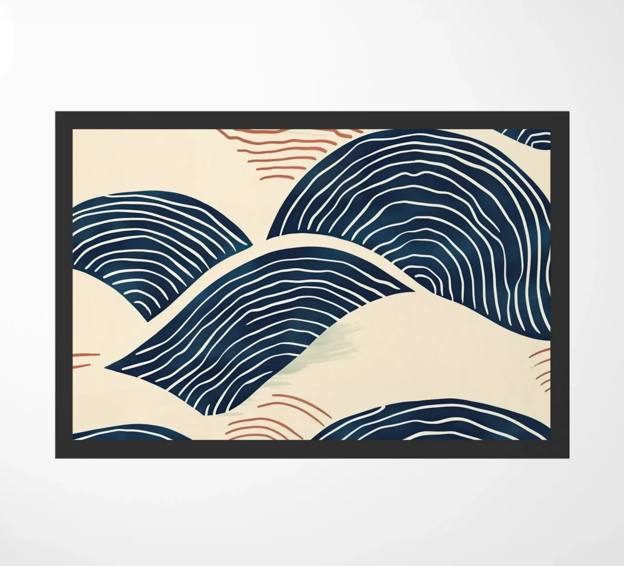Abstract Ocean Waves zerbino da softsoul
