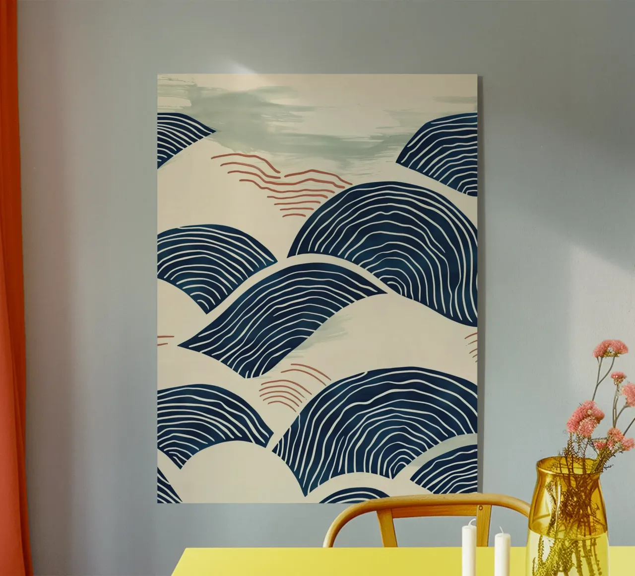 Abstract Ocean Waves plexiglass da softsoul