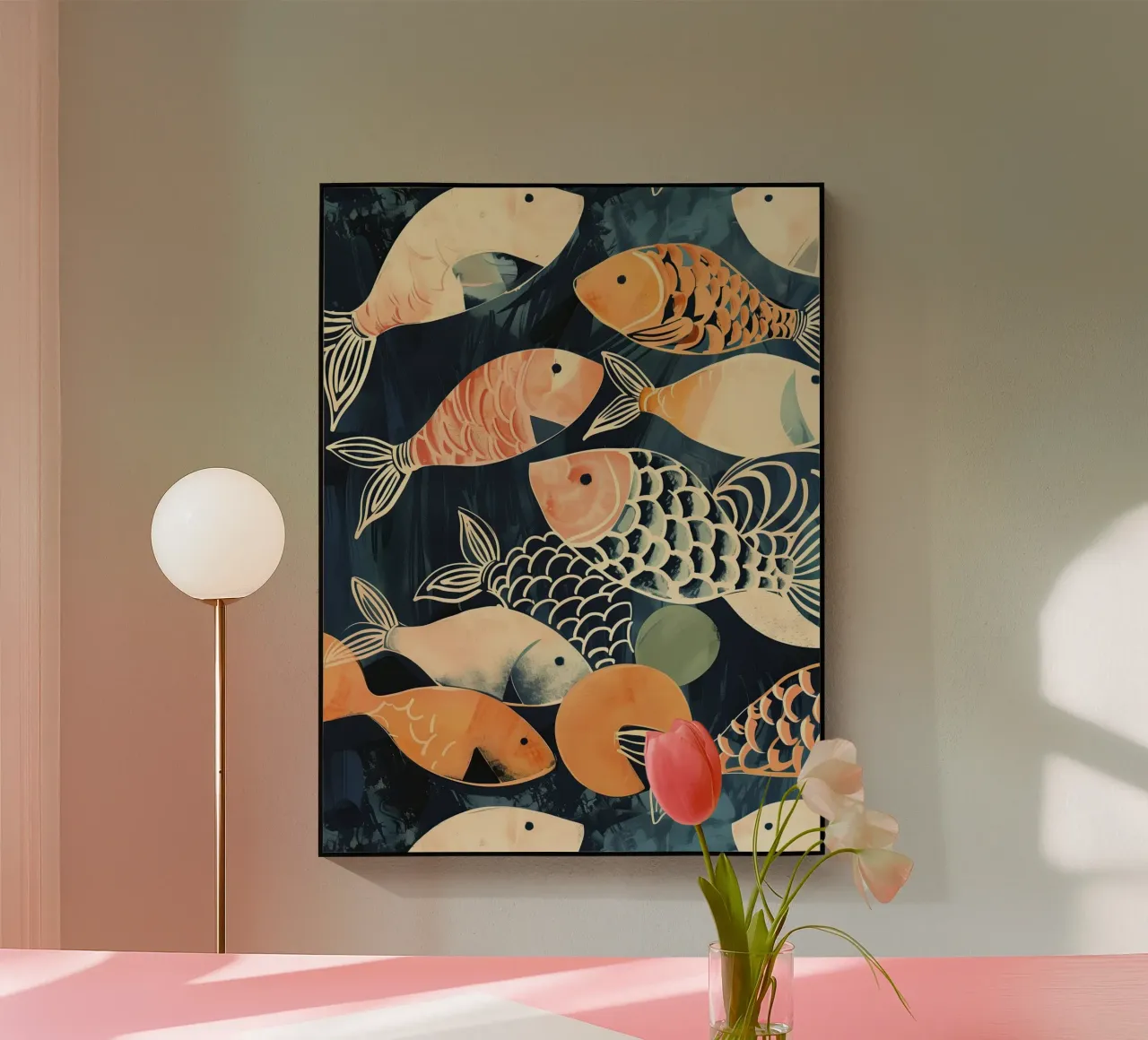 Midnight Koi plexiglass da softsoul