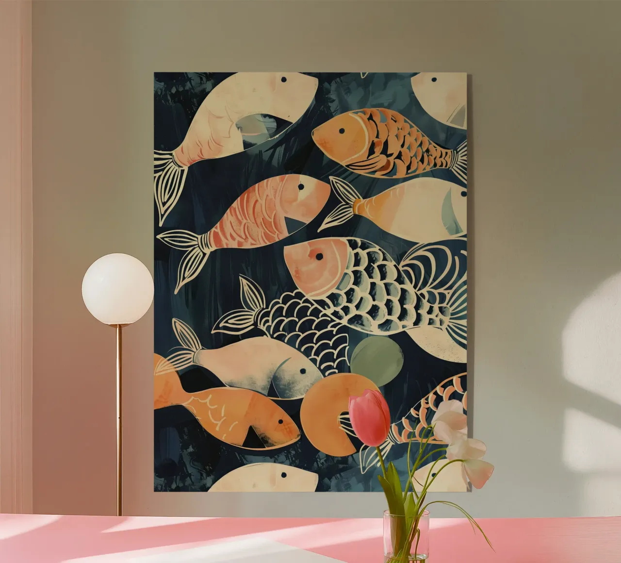 Midnight Koi plexiglass da softsoul