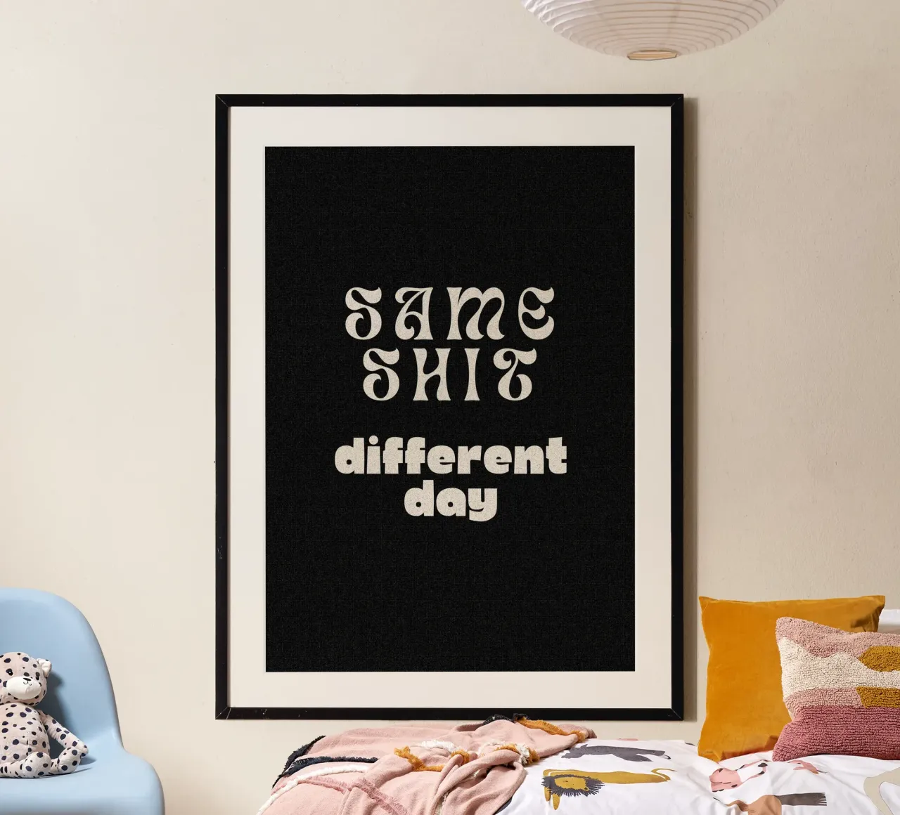 same shit... poster by PurePeachCleanLine