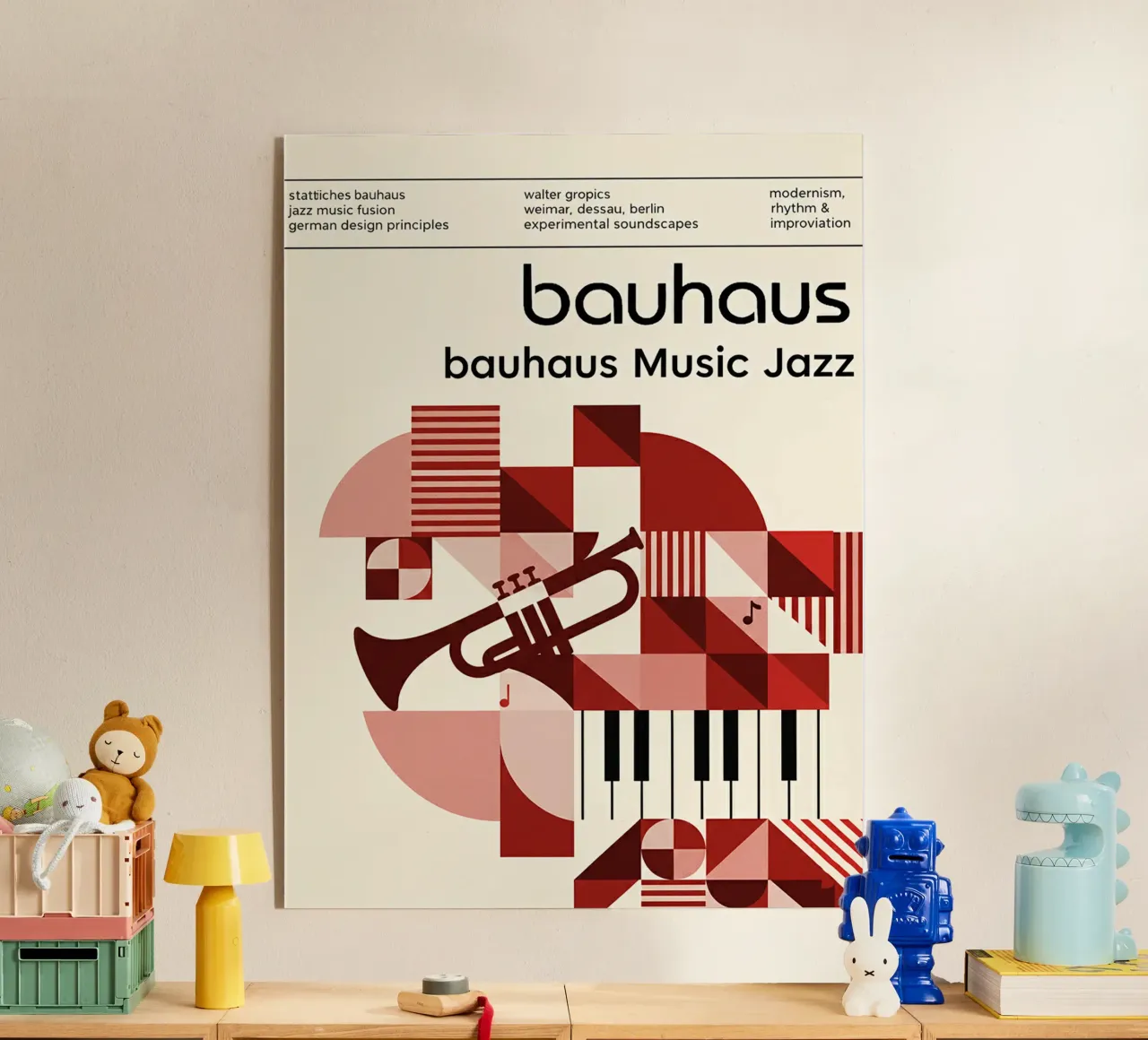 bauhaus plexiglass da The Poster Wordshop