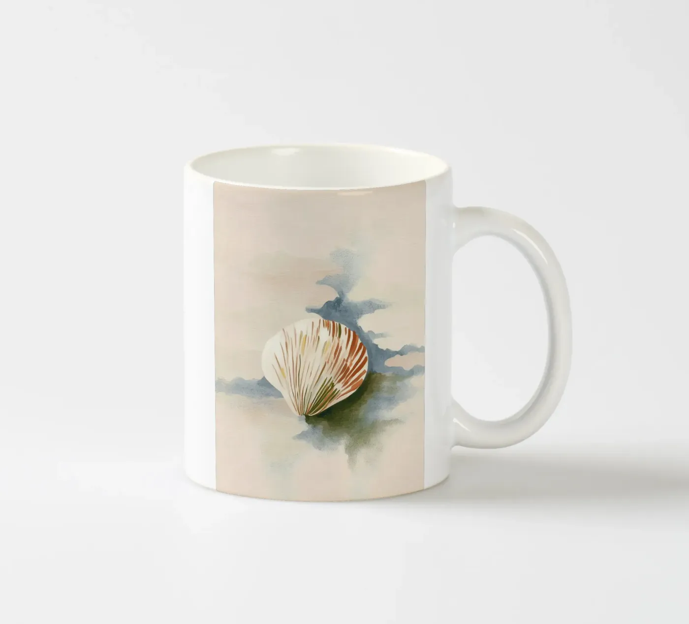 Seashell ceramic mug by softsoul