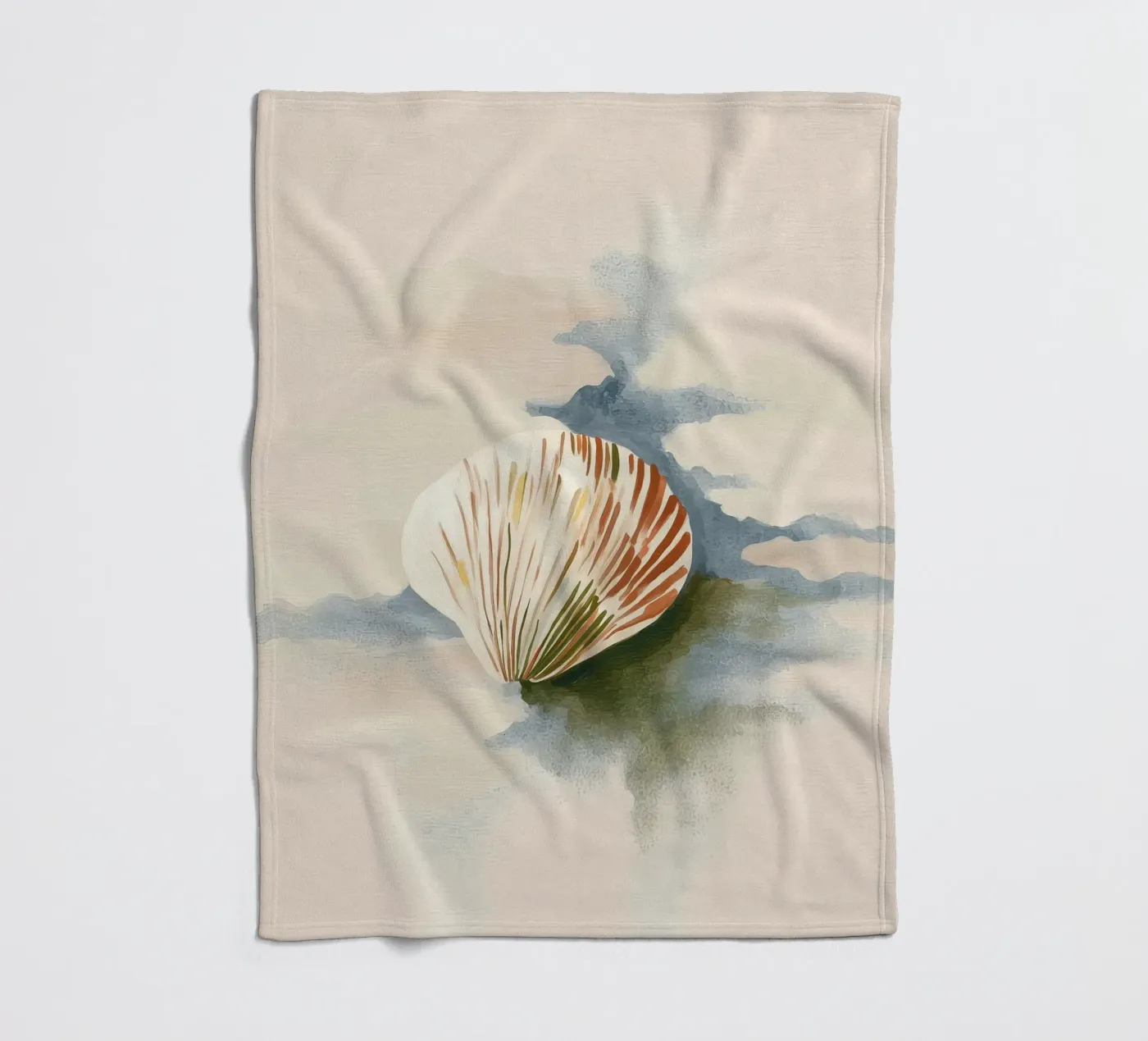 Seashell Fleecedecke von softsoul