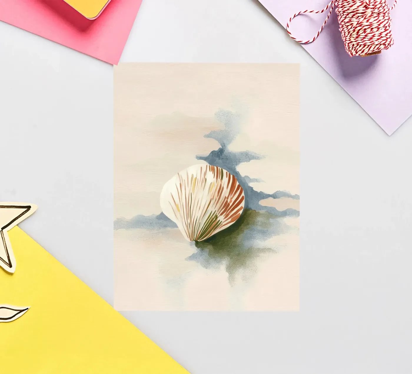 Seashell sticker van softsoul