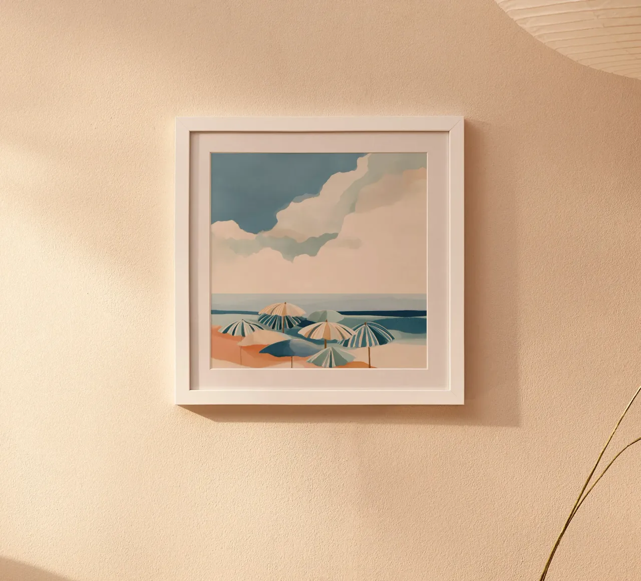 Beach Umbrellas poster da softsoul