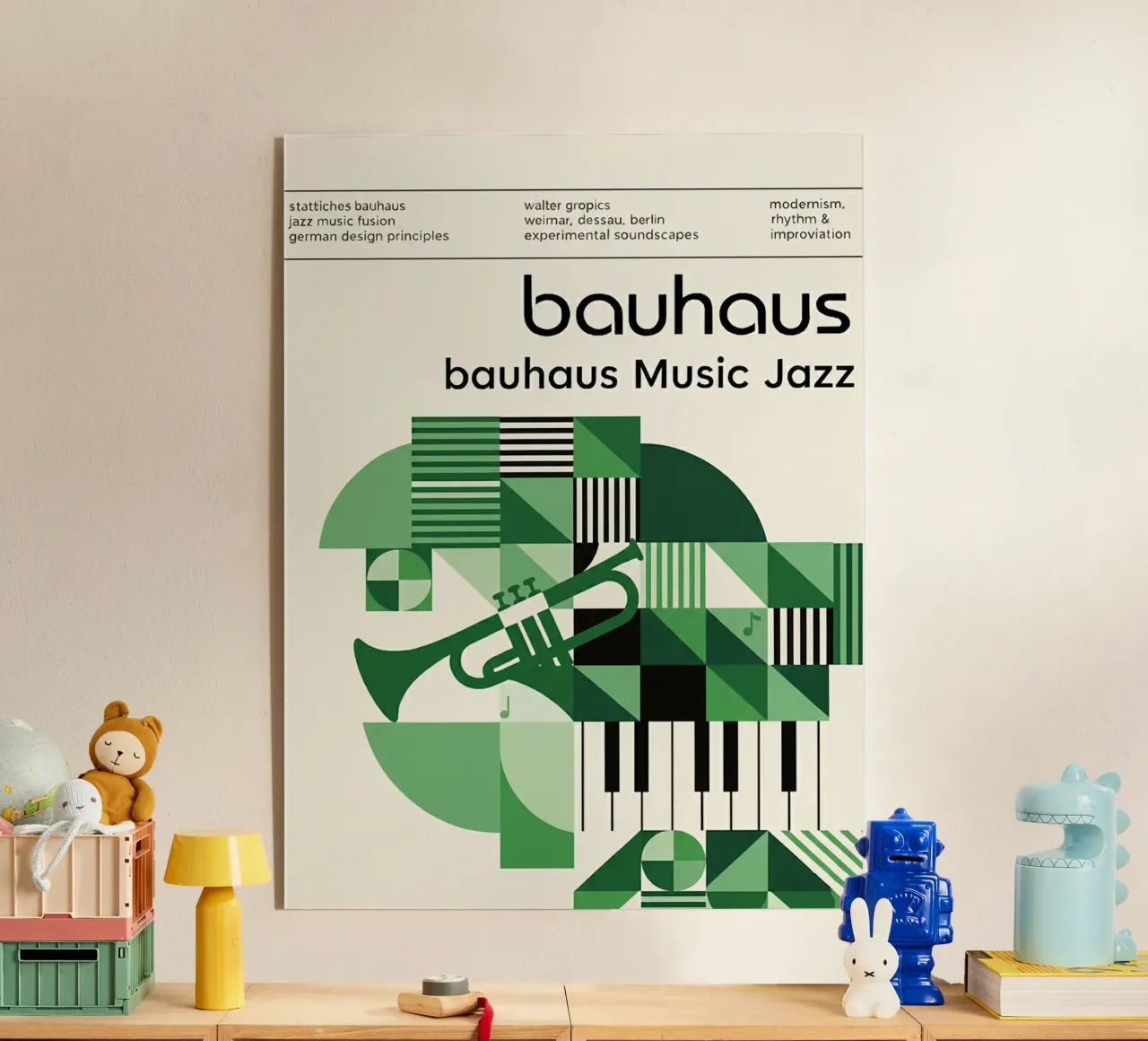 Bauhaus plexiglass da The Poster Wordshop