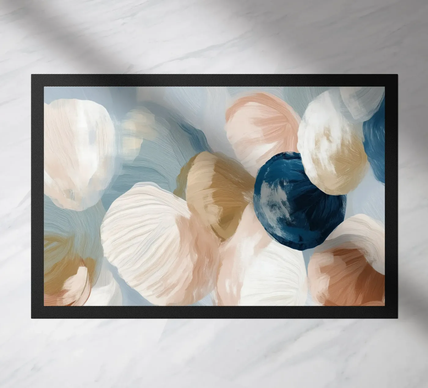 Soft Coastal Shells Fußmatte von softsoul