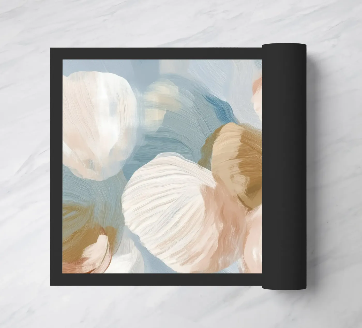 Soft Coastal Shells Fußmatte von softsoul