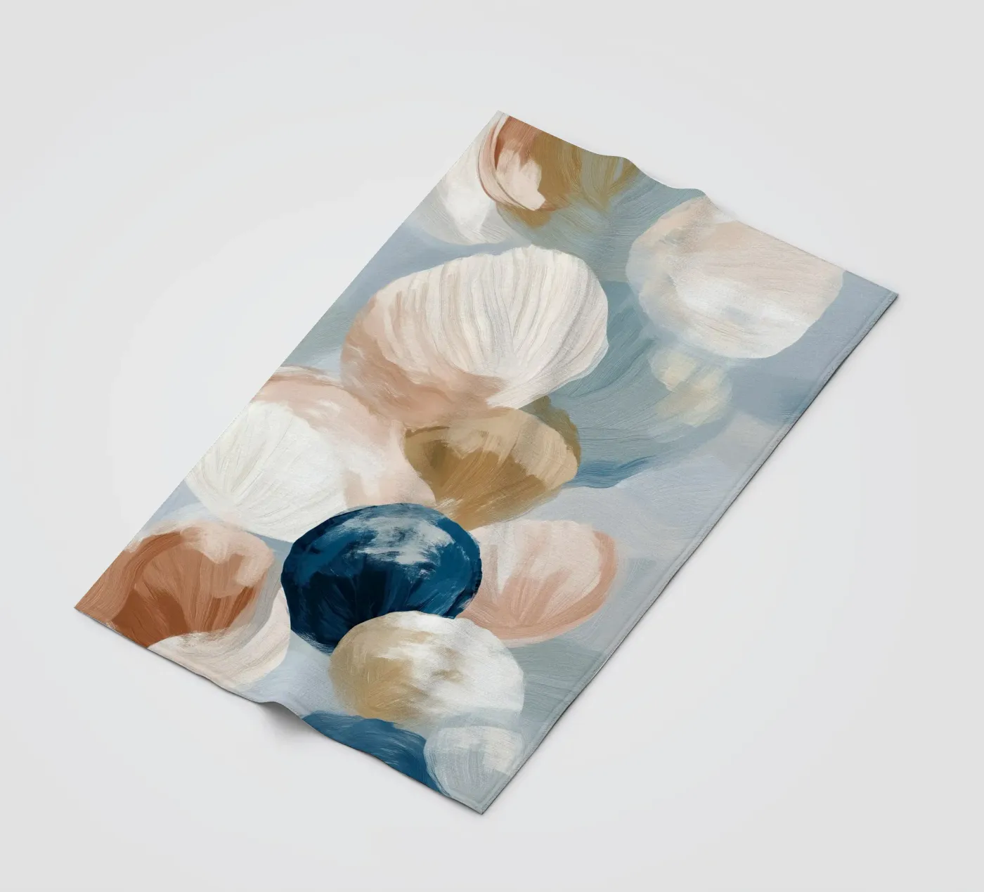 Soft Coastal Shells Fleecedecke von softsoul